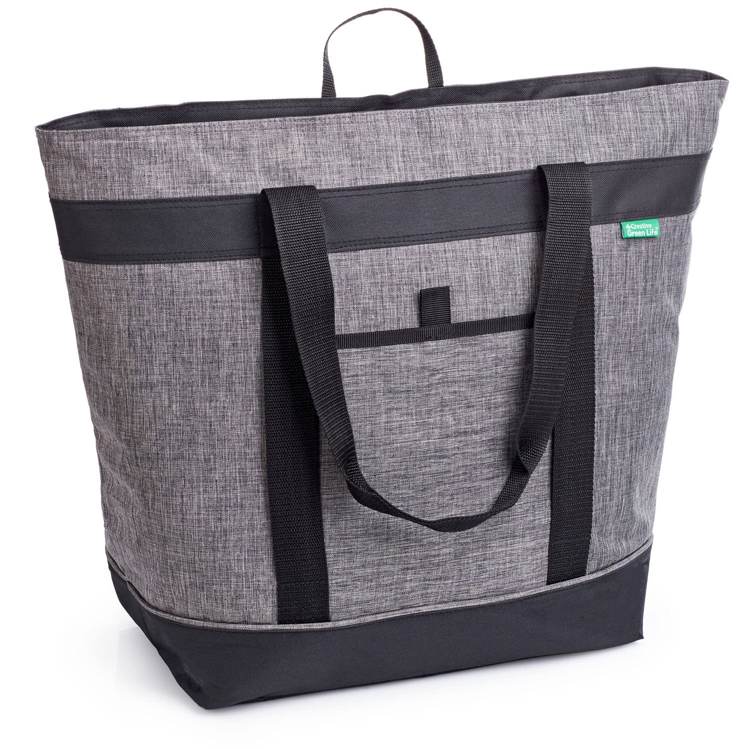 Jumbo Insulated Cooler Bag (Charcoal) With Hd Thermal Insulation - Premium, Collapsible Soft Cooler Makes A Perfect Insulated Gr