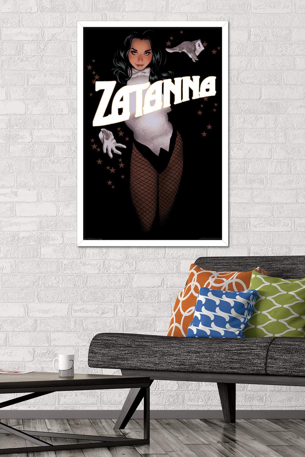 Trends International Dc Comics - Zantanna - Alex Ross Portrait Wall Poster, 22.375'' X 34'', White Framed Version
