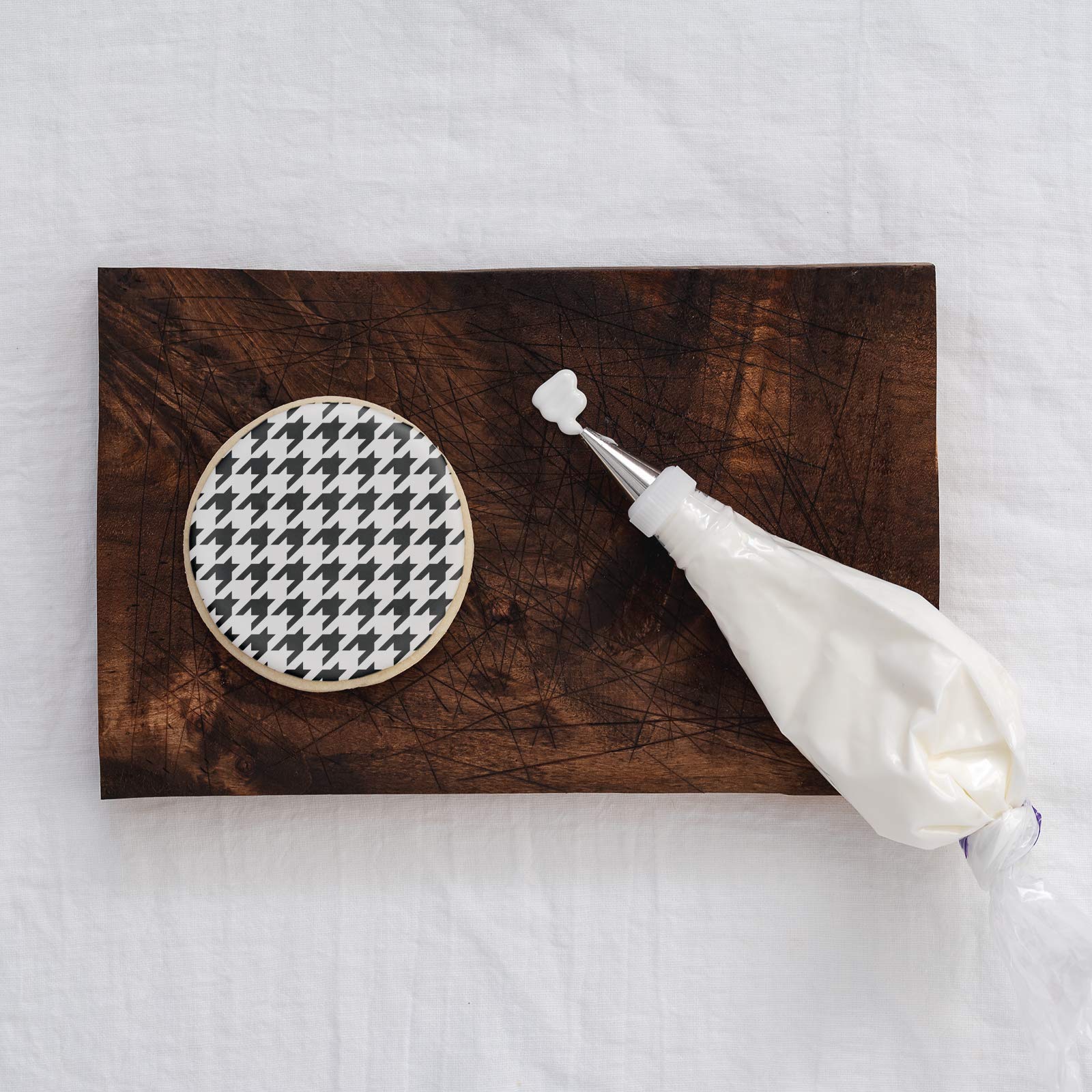 Houndstooth Cookie Stencil - Versatile Baking Stencils For All Occasions And Celebrations