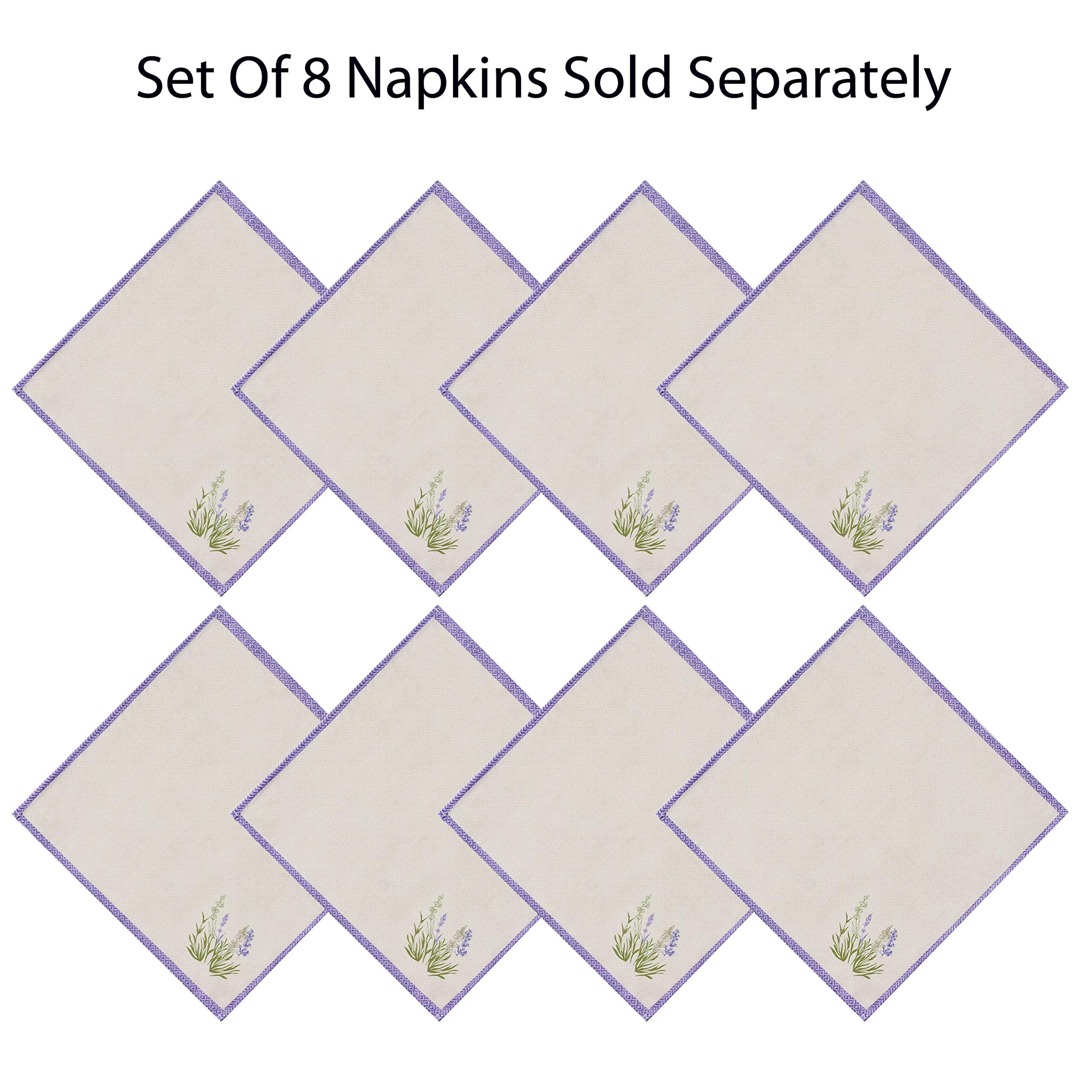 Home Bargains Plus Provence Rectangle Table Runner, 70 Inch Long, Holiday Blanchard Field Of Lilacs, Wrinkle And Stain Resistant