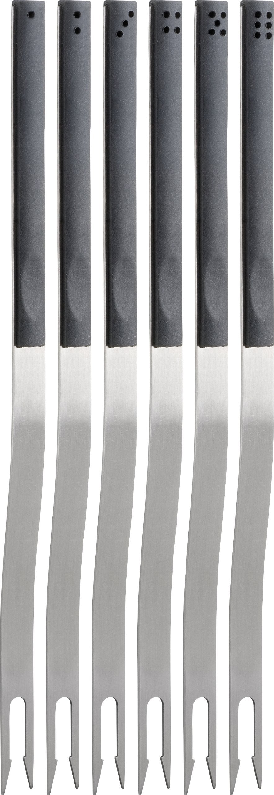 Trudeau Domino Fondue Forks, Set Of 6