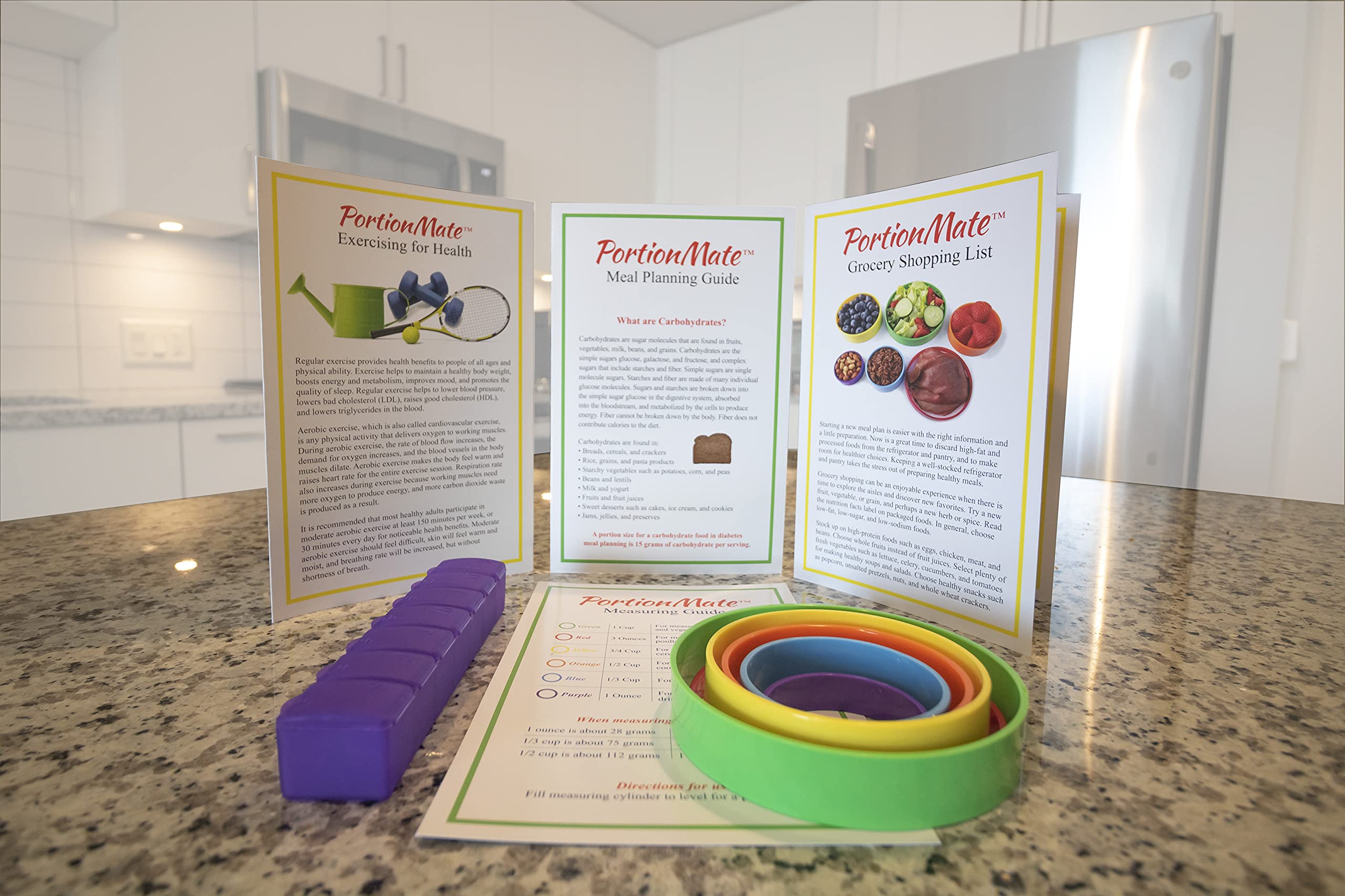 Portionmate Perfect Portions - The Portion Control Quick Start Kit - Now Portion Control Is Fast, Affordable, And Accurate!, (Pm