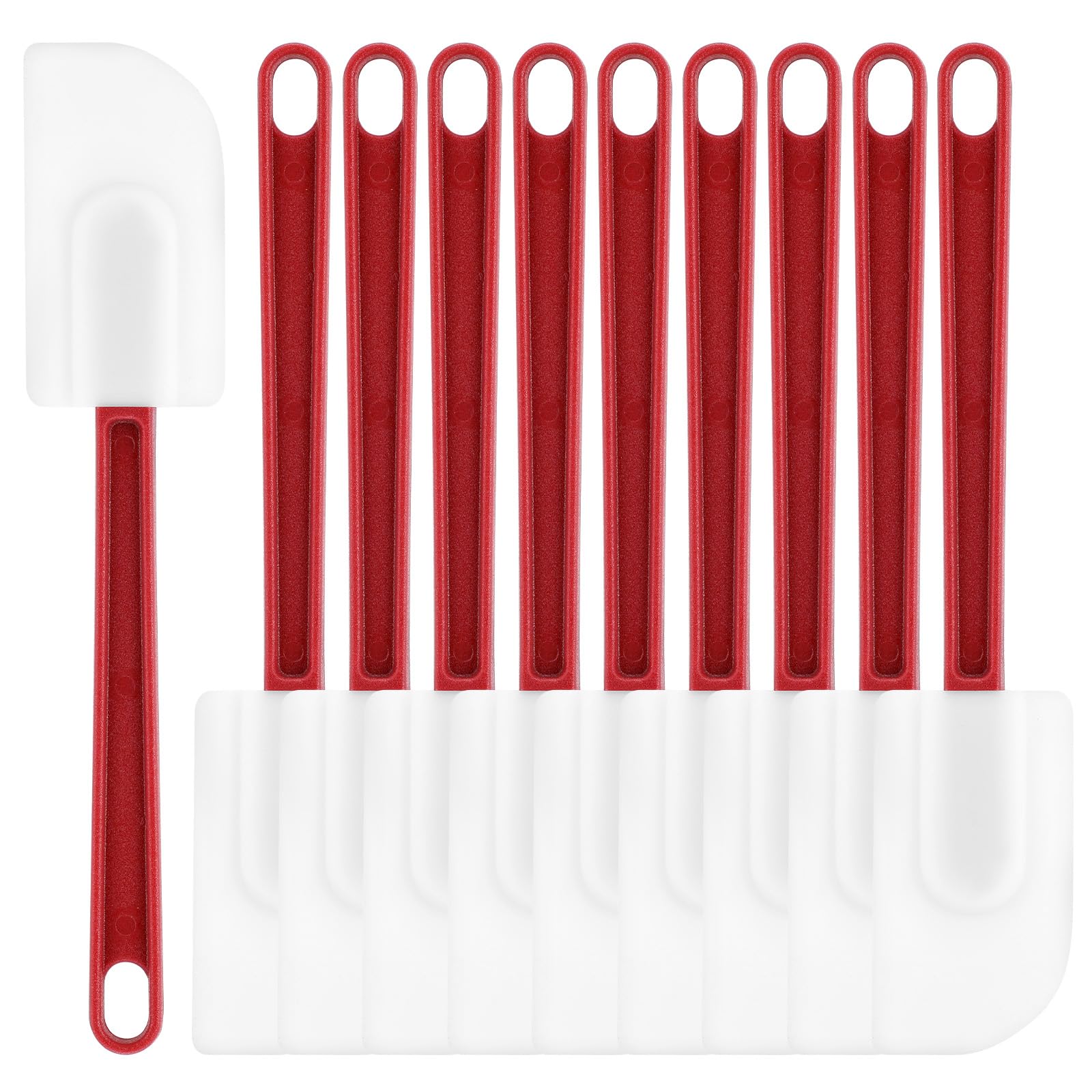 cobee 10 Pcs Silicone Spatulas Set, Silicone Scraper Spatula