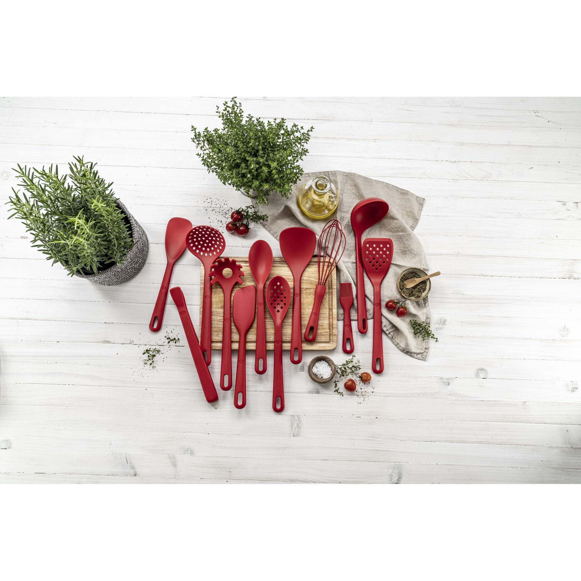 Ballarini Rosso Whisk, Made In Italy, Red
