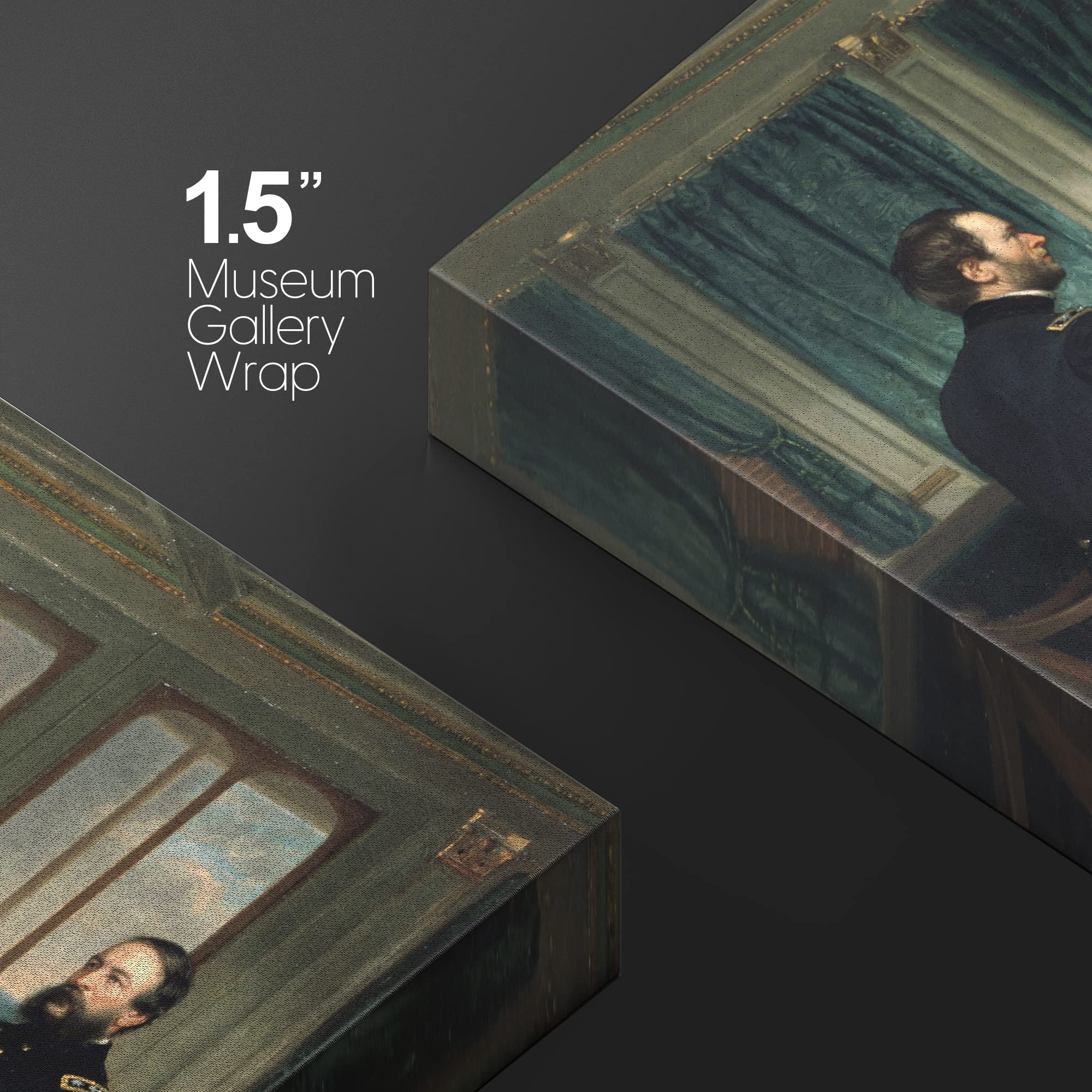 Wall26 Canvas Print Wall Art The Peacemakers By George Peter Healy Cultural People Oil Painting Fine Art Traditional Dramatic Mu