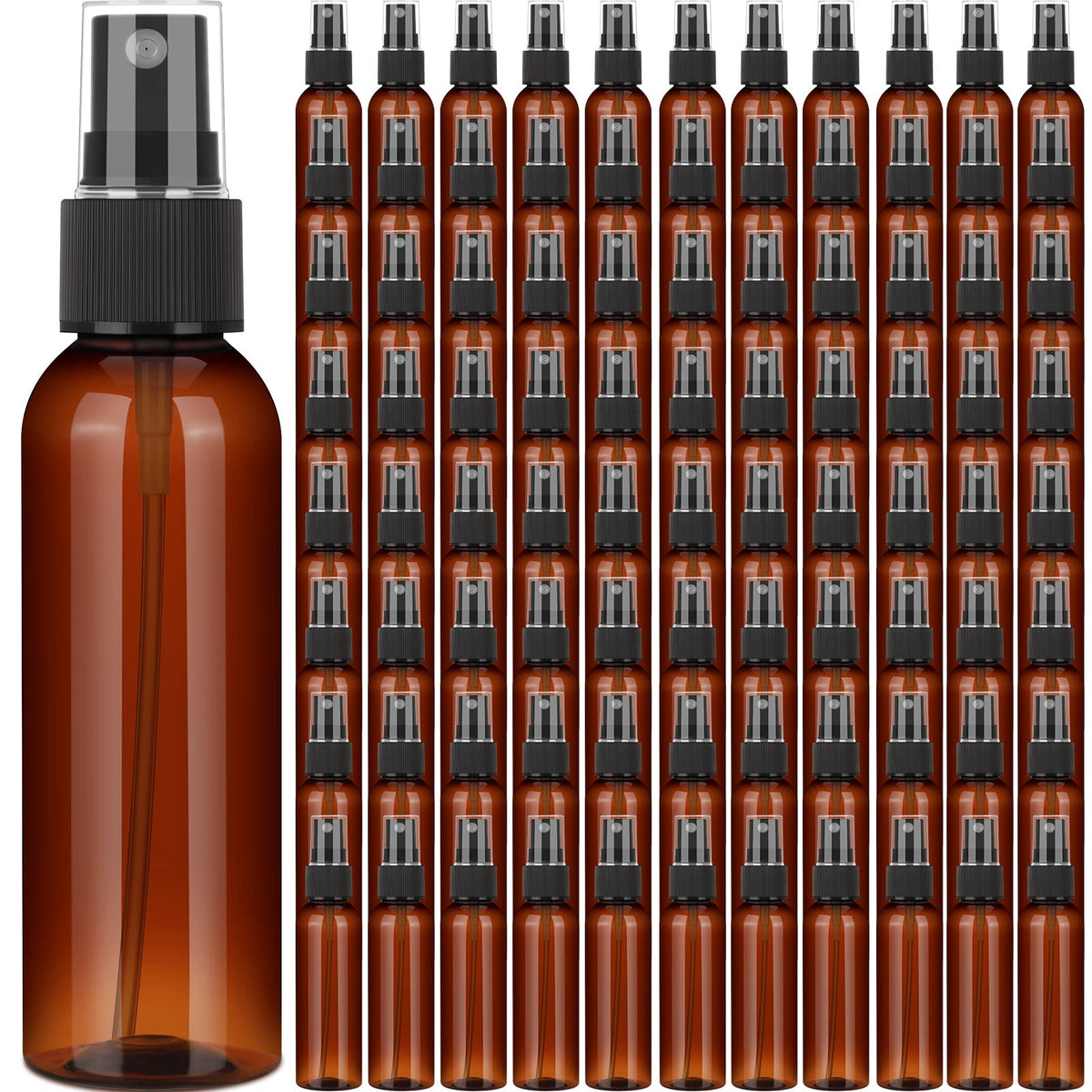 90 Pack Plastic Spray Bottles 4 Oz Reusable Mini Perfume Refillable Bottle Travel Size Mist Bottle Sprayer Empty Bottle For Esse