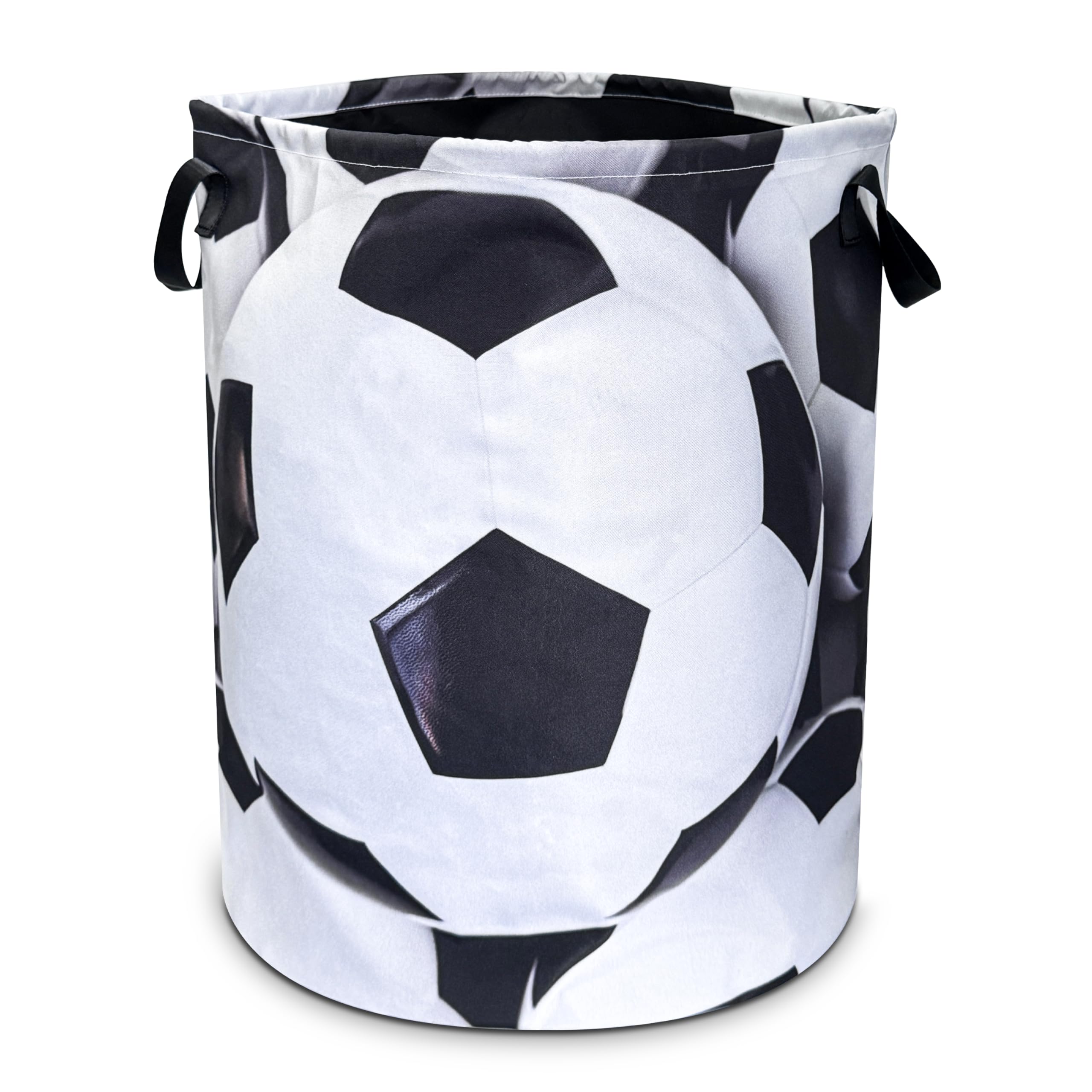 Soccer Laundry Basket Ball Foldable Waterproof Oxford Cloth Funny Tote Bag Laundry Hamper Clothes Storage Bucket Toy Organizer F