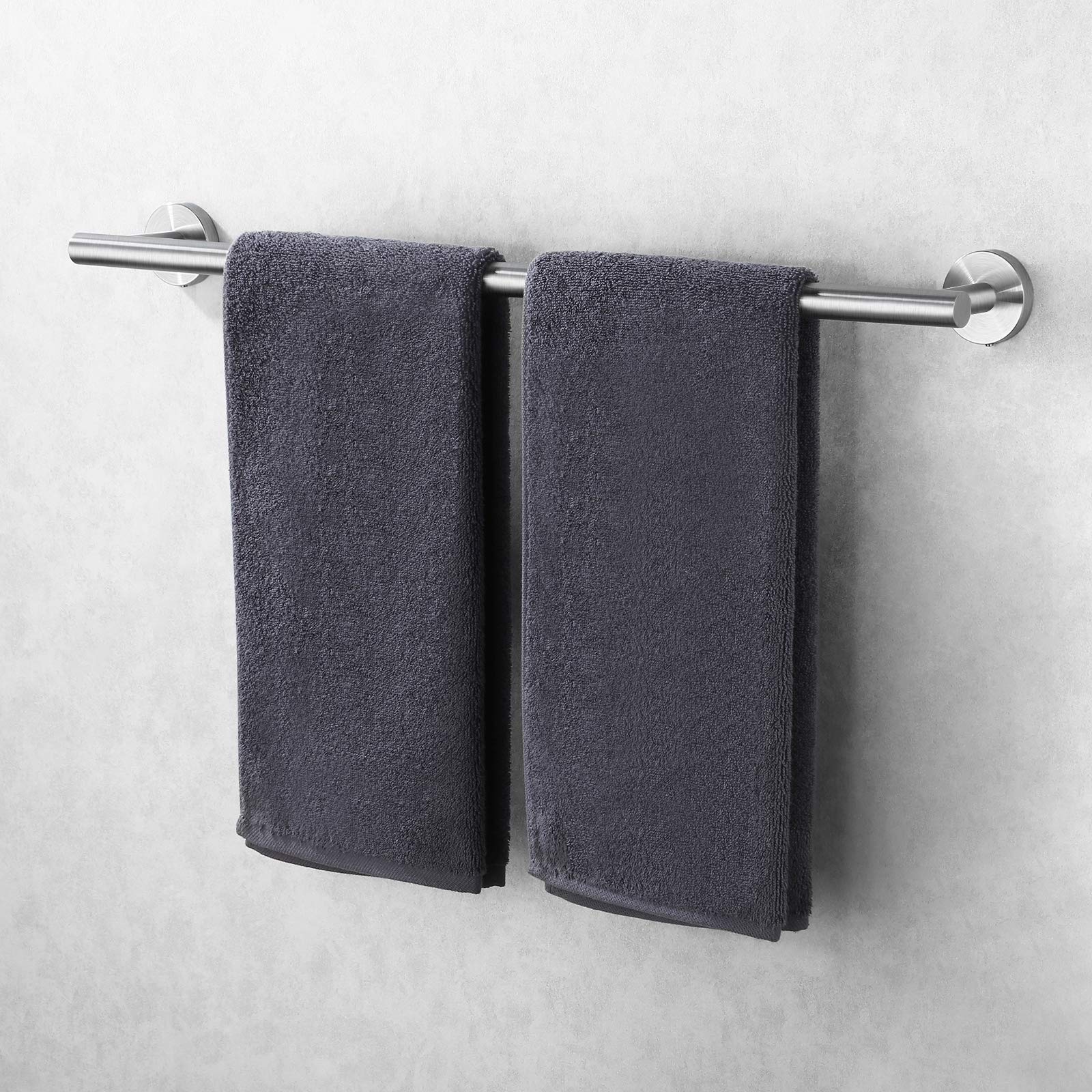 KES 21.3 Inches Towel Bar for Bathroom Kitchen Hand Towel Holder Dish Cloths Hanger SUS304 Stainless Steel RUSTPROOF Wall Mount Brushed Steel  Total Length 23.6 Inch  A2000S60-2
