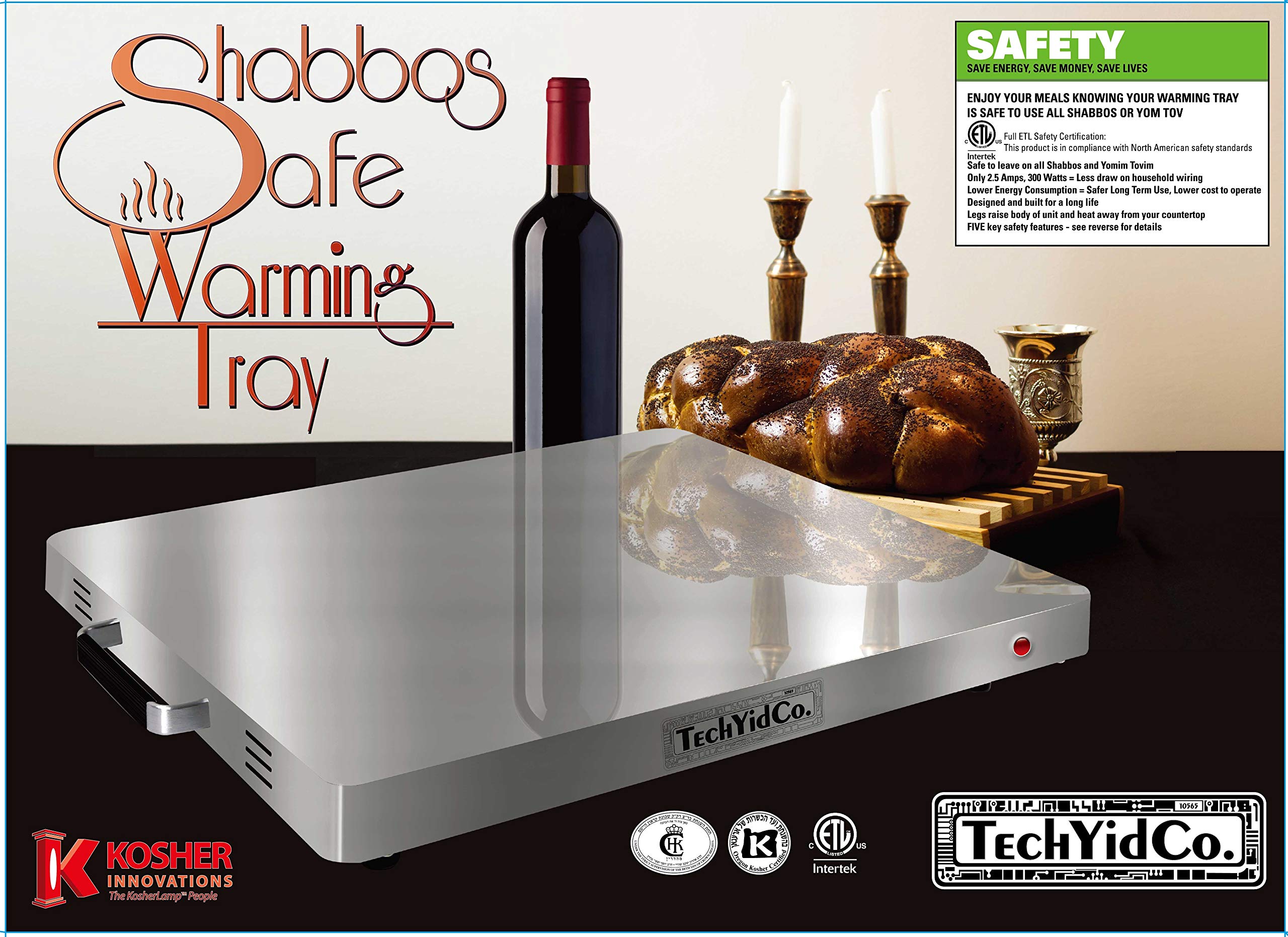 Techyidco Shabbos Safe Warming Tray