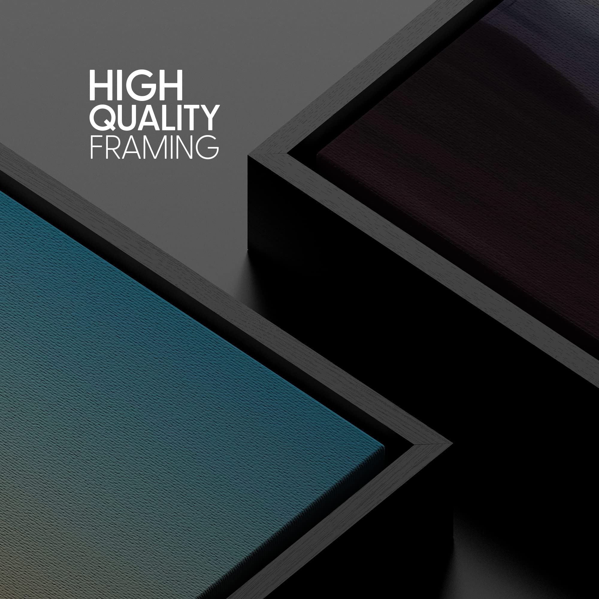 Signwin Framed Canvas Wall Art Moon Phase Aerial Astronomy & Space Expressive Global Moon Multicolor Photography Realism Warm -