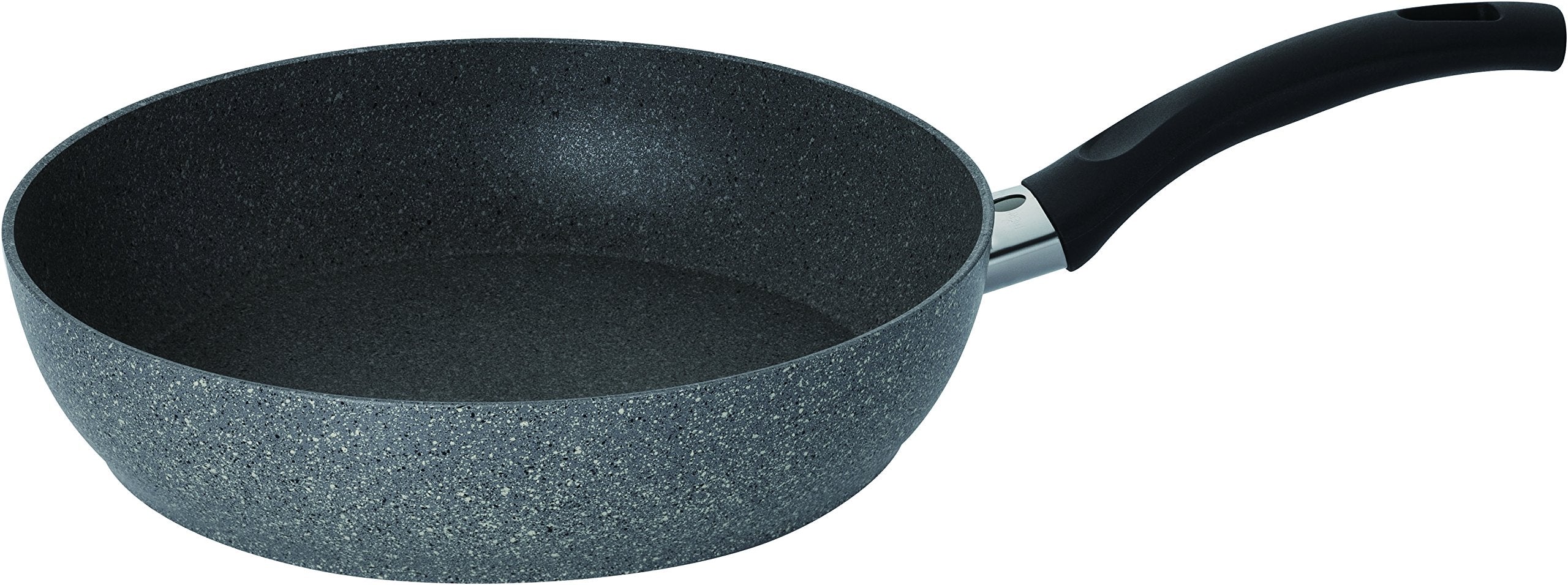 Ballarini 75001778 Ferrara Deep Frying Pan, 11.0 inches (28 cm), Made in Italy, Compatible with Induction and Gas Fires, Granit
