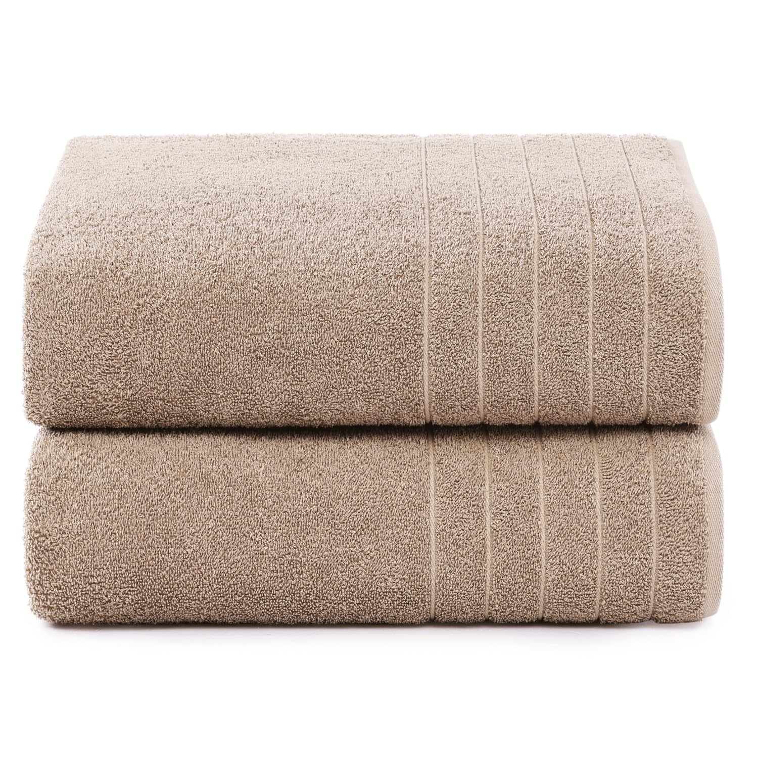 Casa Platino Oversized Bath Sheet Towels, 2 Pack Bath Sheet(36''X 72''), 100% Ring Spun Cotton Bath Sheets, Lightweight Bath She