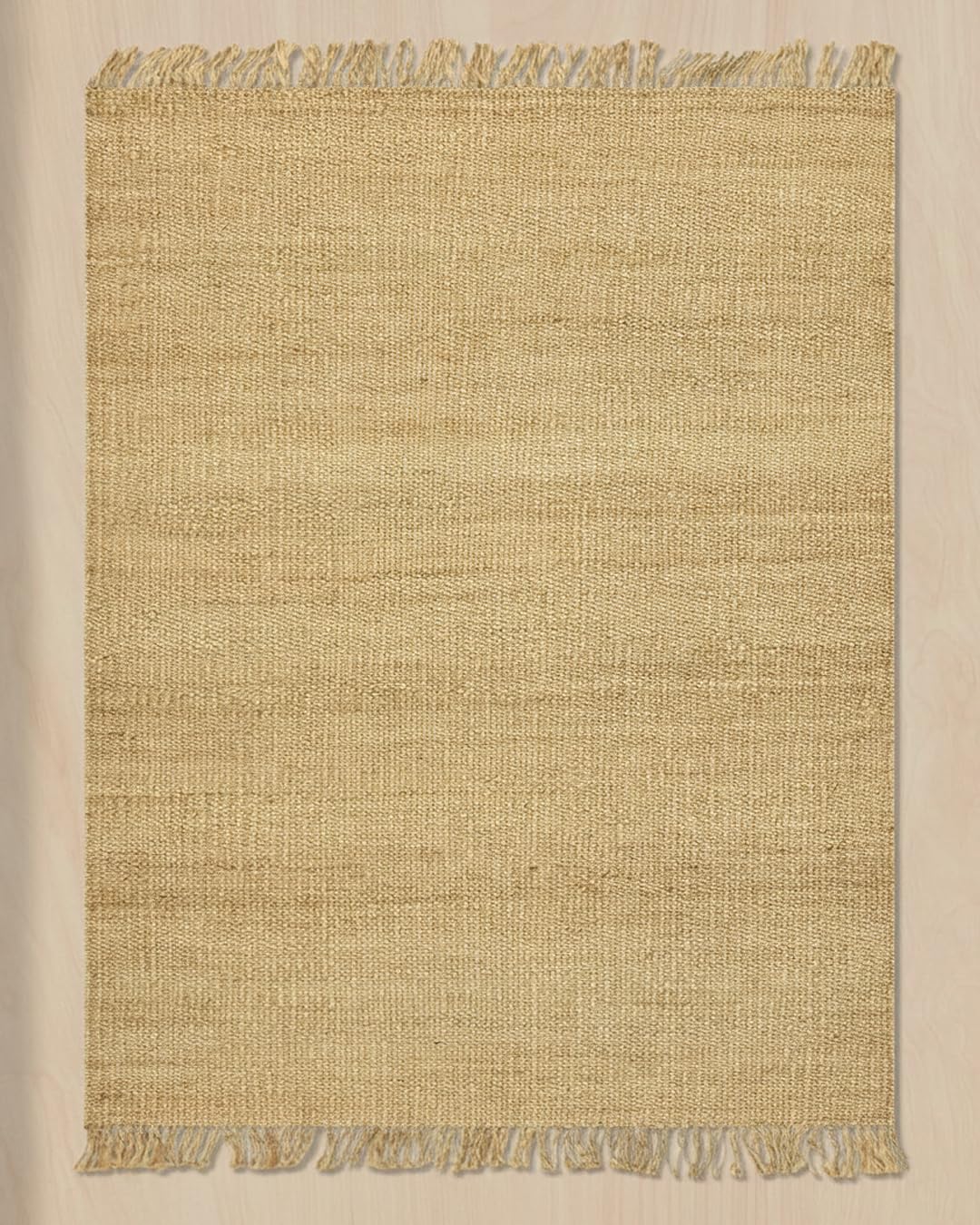 Carpetlive.Com Natural Handwoven Jute Carpet Modern Anti-Skid Jute Rug For Home, Living Room, Bedroom, And Balcony Area (Natural