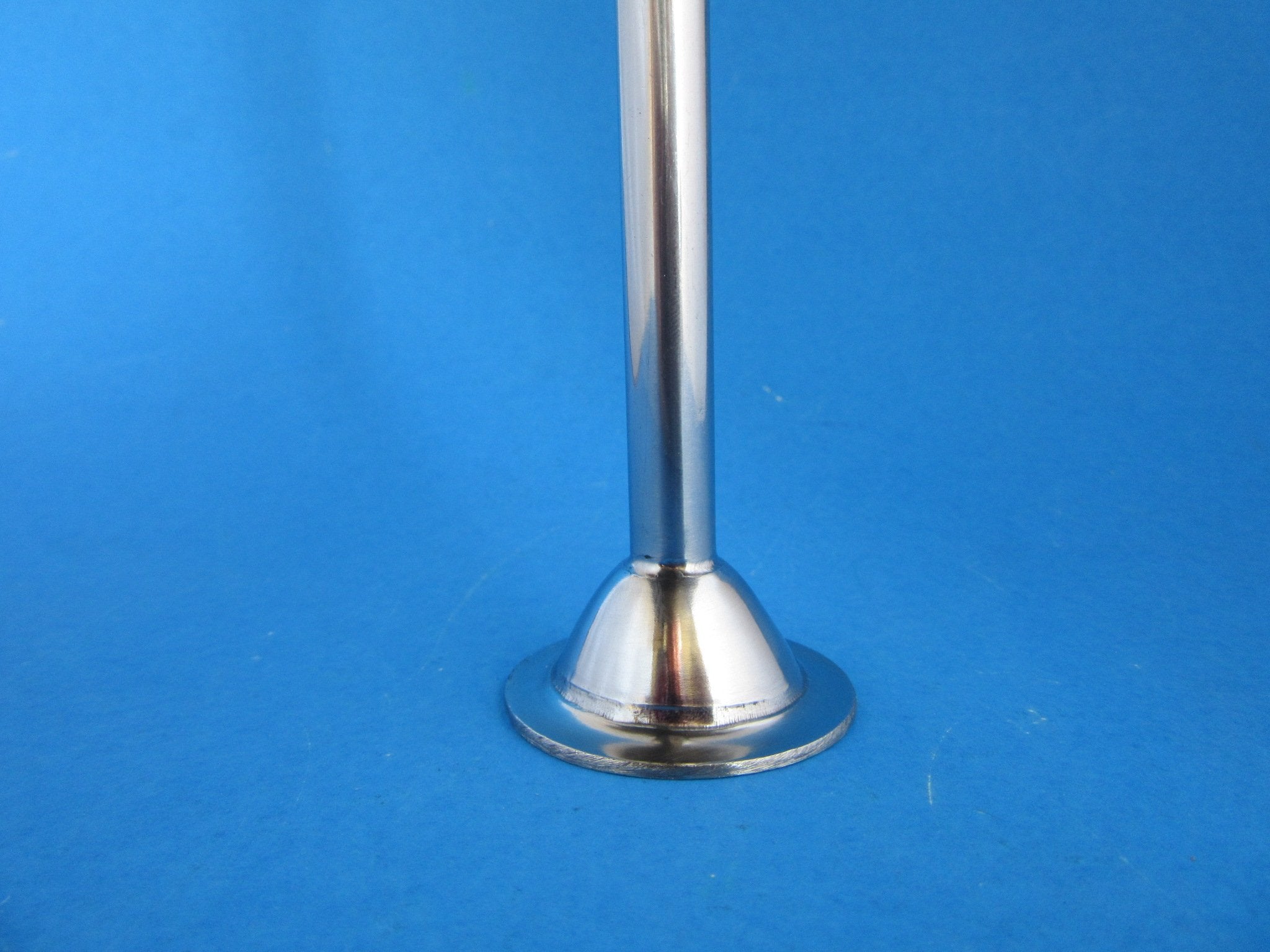 Narrow 3/8'' 9Mm Snack Stick Tube Cone Funnel For Lem 606 1606 Sausage 5 Lb Stuffer. 1 9/16'' Base. 6 3/4'' Long. Stainless Stee