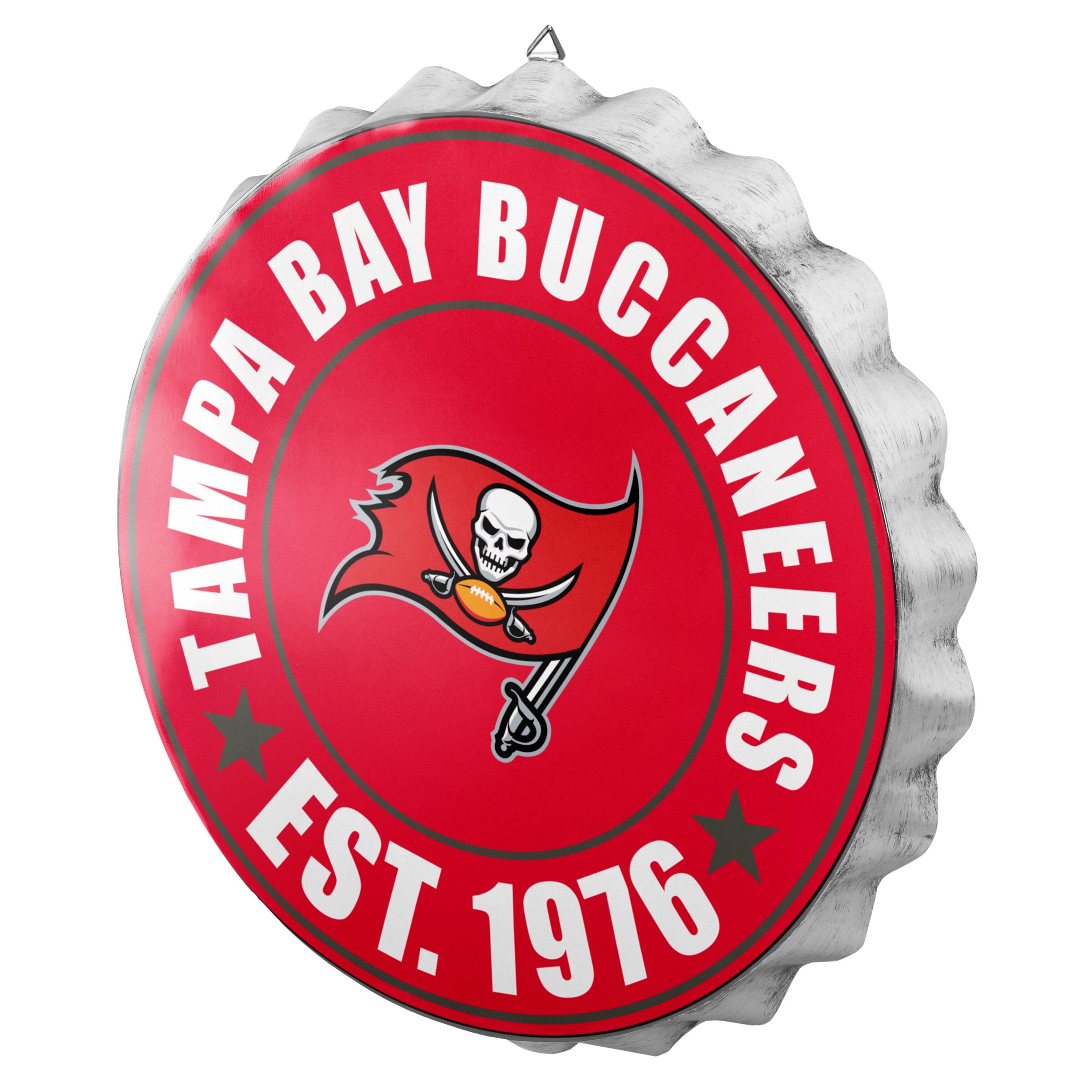 FOCO Tampa Bay Buccaneers NFL Bottle Cap Wall Sign