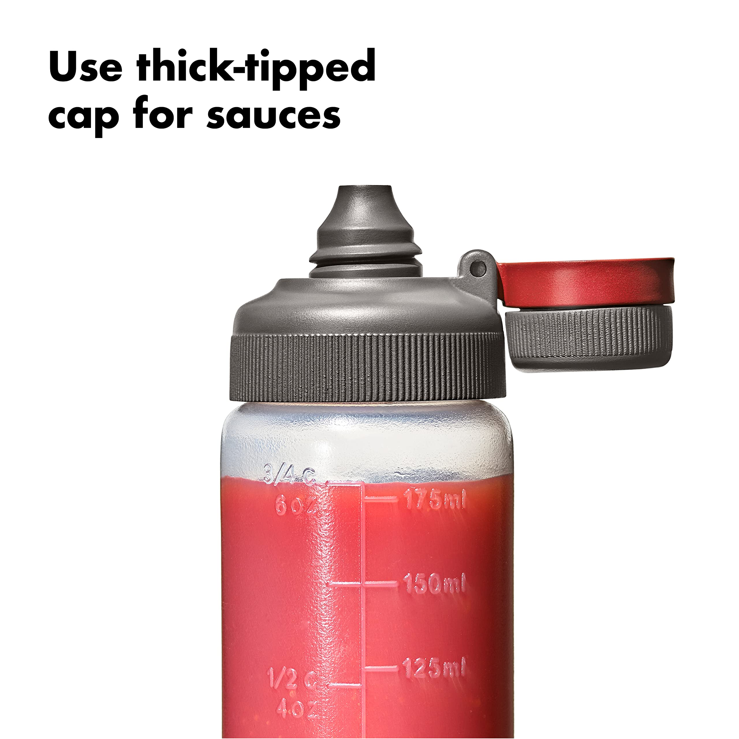 Oxo Outdoor Leakproof Squeeze Bottle Set, 3, 6 Oz