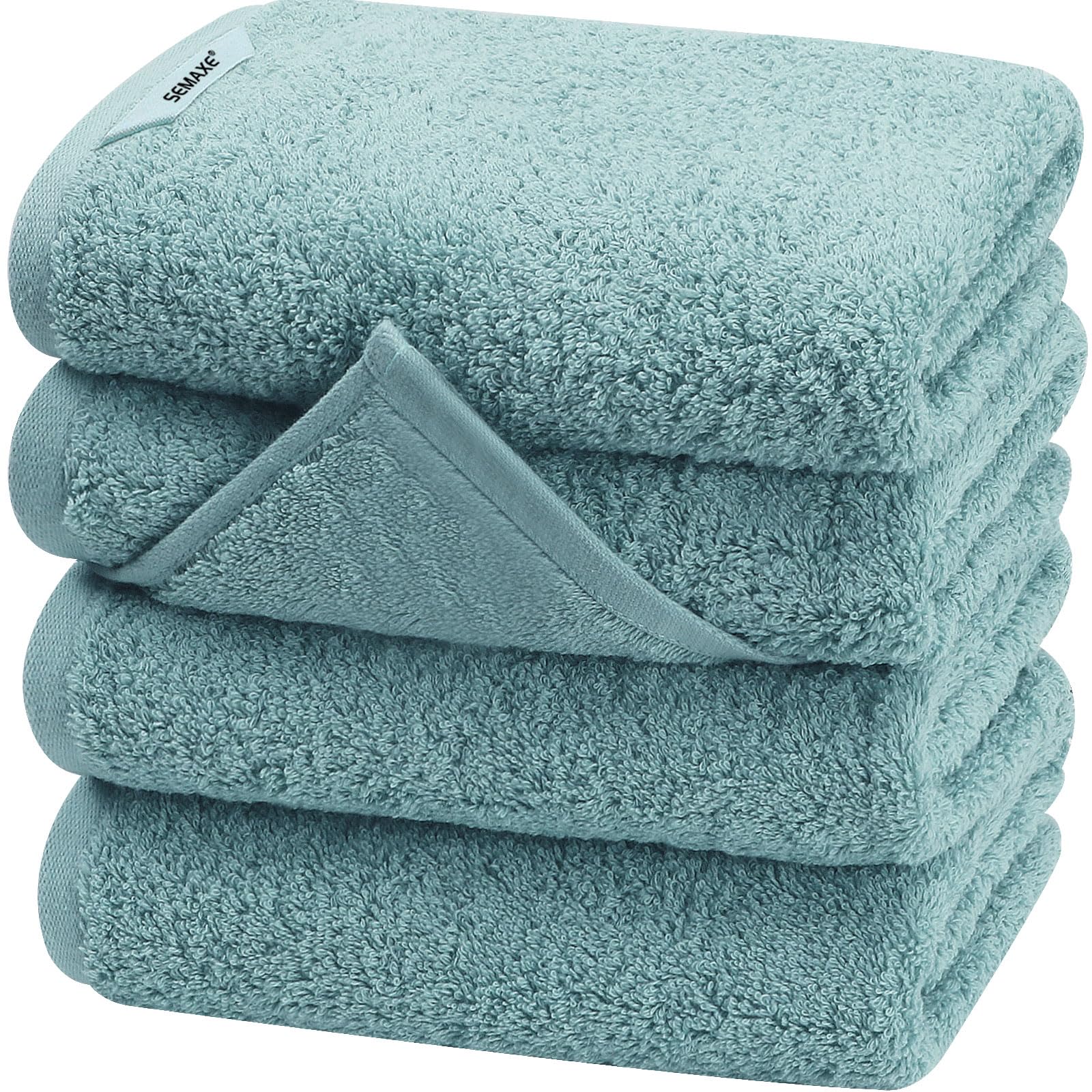 Semaxe Hand Towel, 100% Cotton Towel Set For Bathroom, Soft And Highly Absorbent Towel, Hotel & Spa Quality, 16   X 27   (Ice La