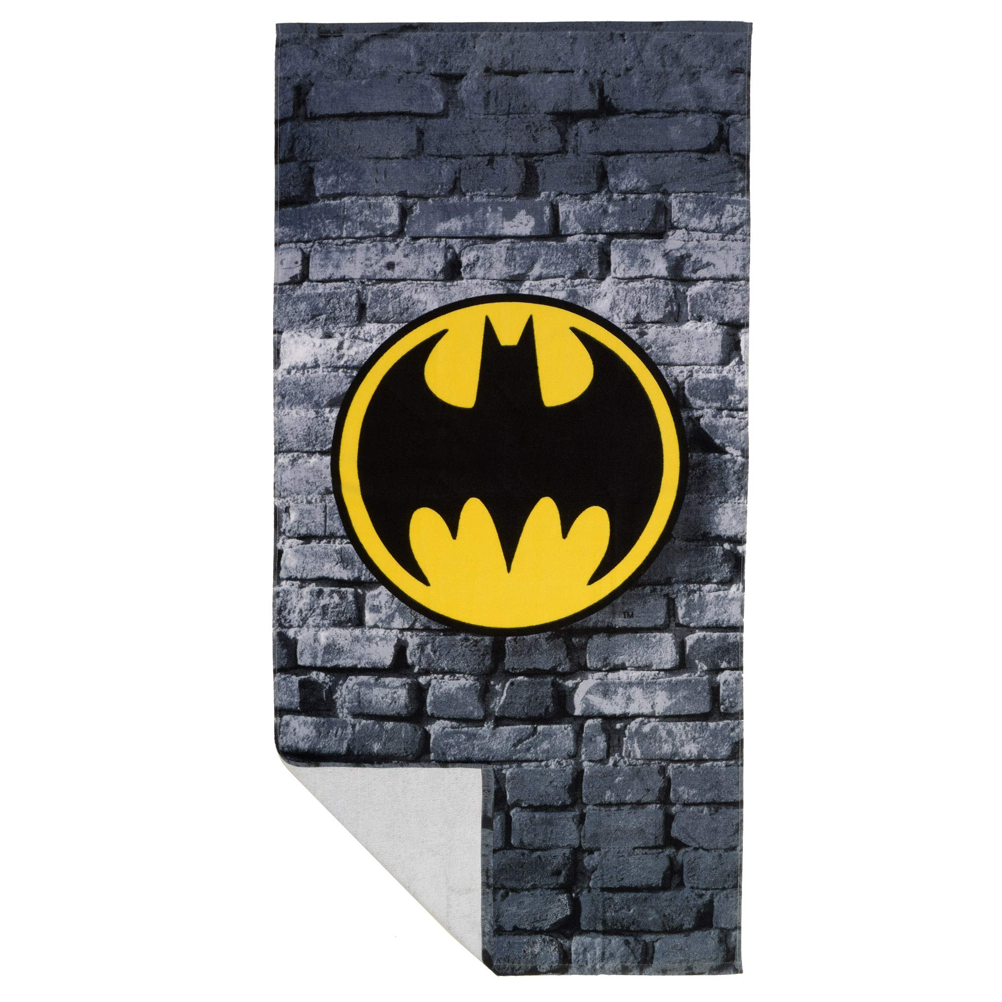 Franco Kids Cotton Beach Towel, 58 In X 28 In, Batman