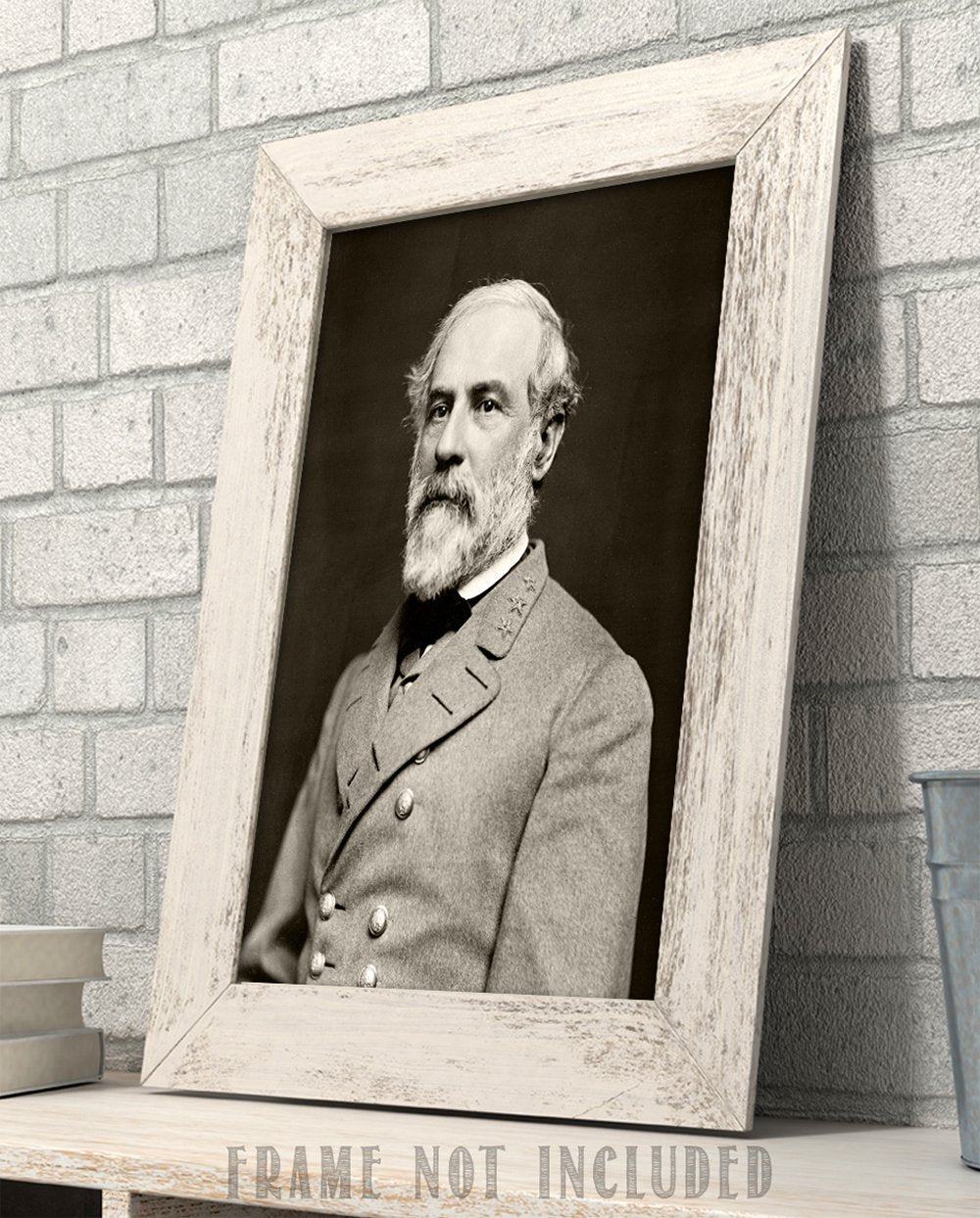Lone Star Art General Robert E. Lee Photograph Portrait- 11X14 Unframed Photo Print - Great Civil War Home Decor Under $15
