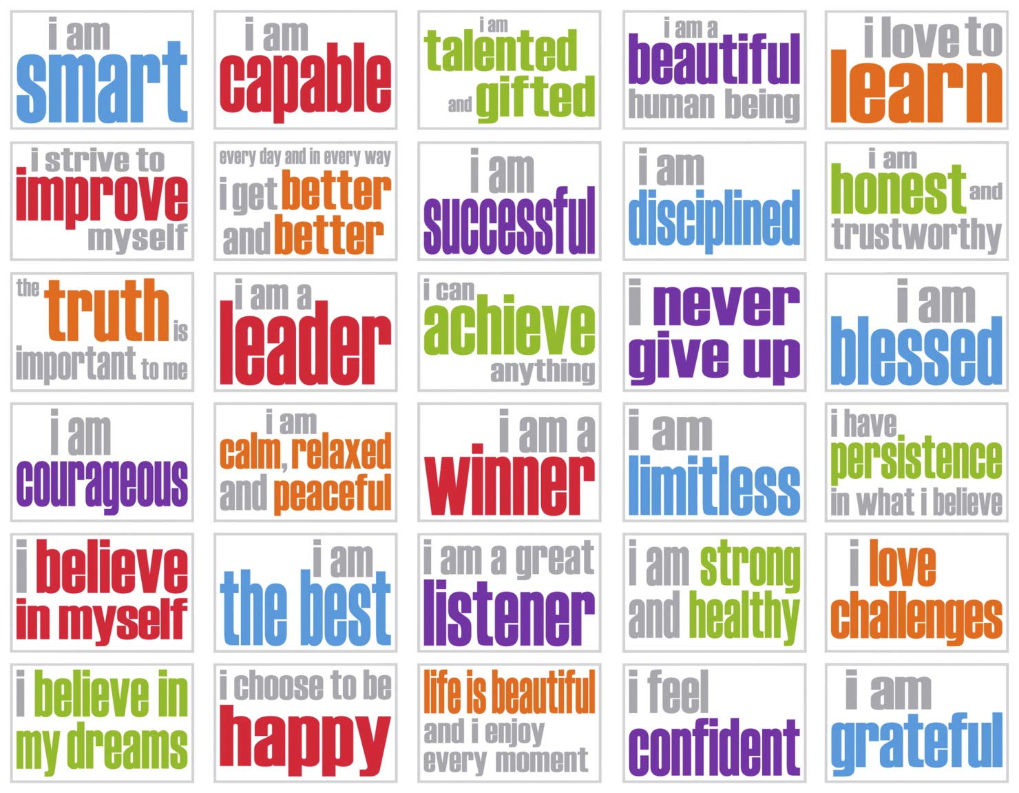 Poster - Self Esteem - S/5 11 X 17 In