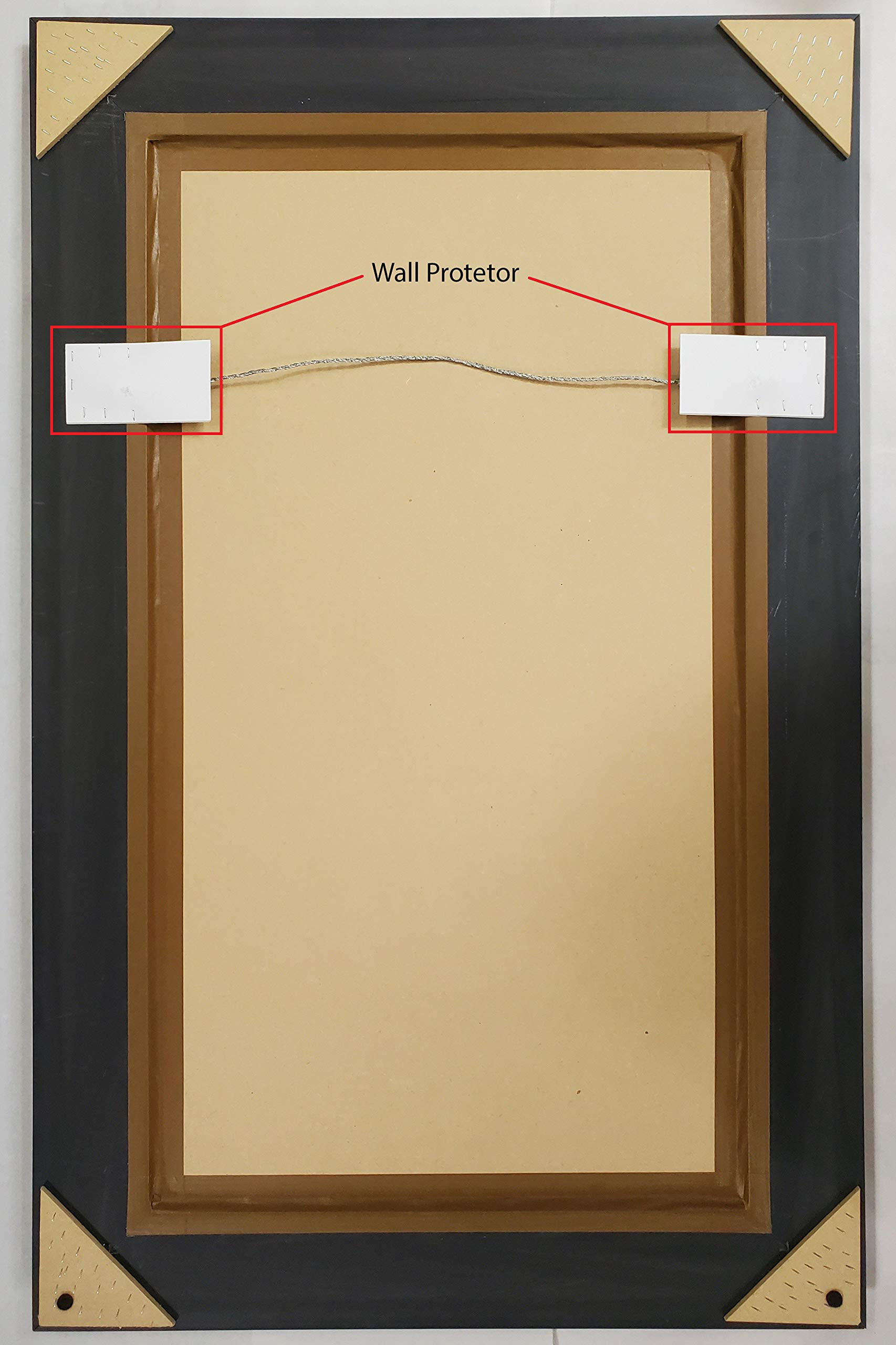 Mom'S Art Studio - Virgen De Guadalupe Wall Decor 37.5 X 26 Inches, Virgin Mary Print, Museum Look Art Frame, Artists Acrylic Co