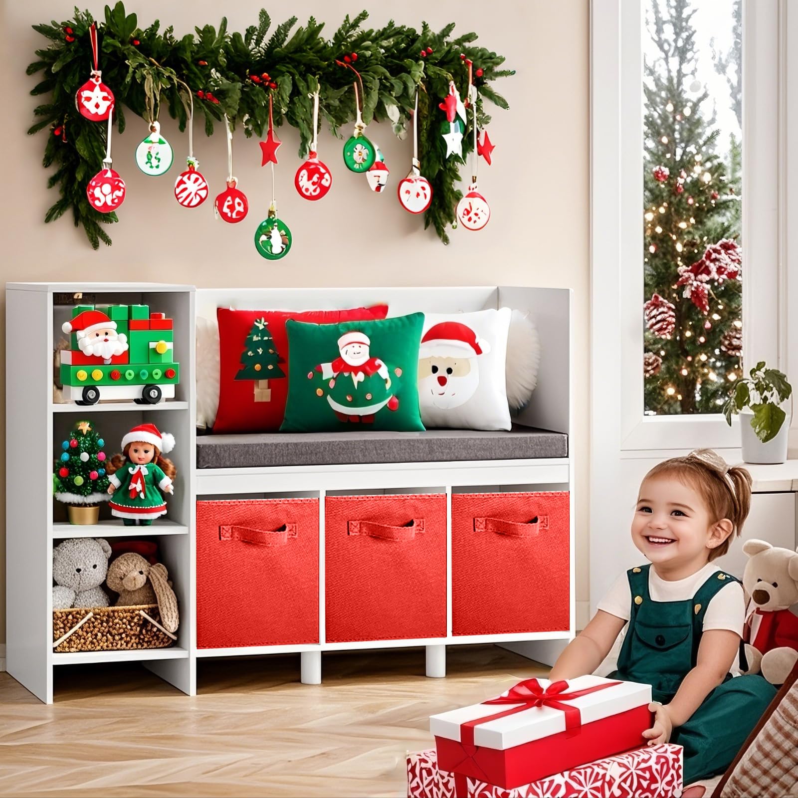 Shellkingdom Storage Bins, Foldable Fabric Storage Cubes And Cloth Storage Organizer Drawer For Closet And Toys Storage, 6 Pack