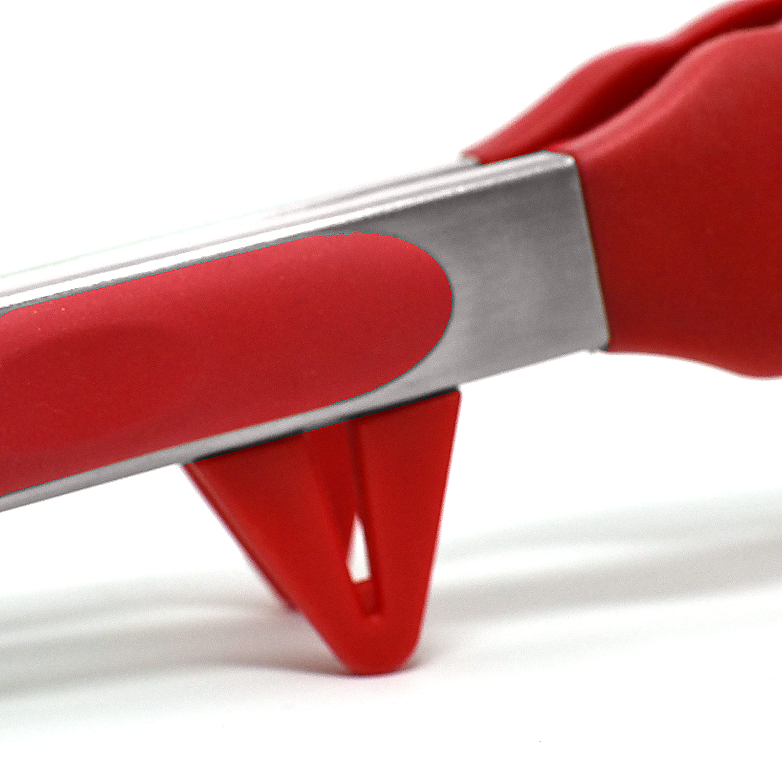 Norpro, Red 9-Inch Grip Ez Stainless And Nylon Tongs, 9 Inch