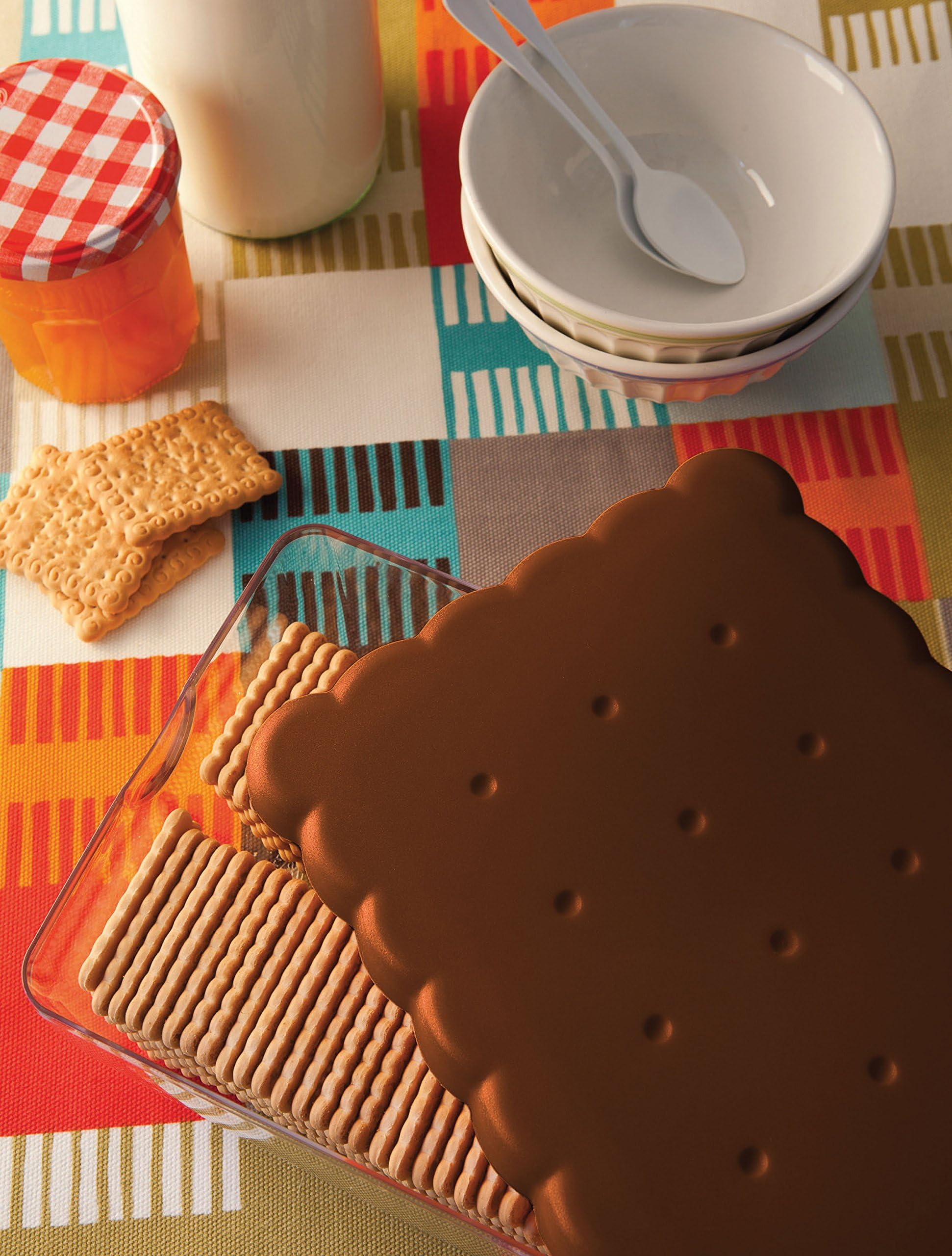Snips 077120 Rectangular Biscuit Saver  Brownclear