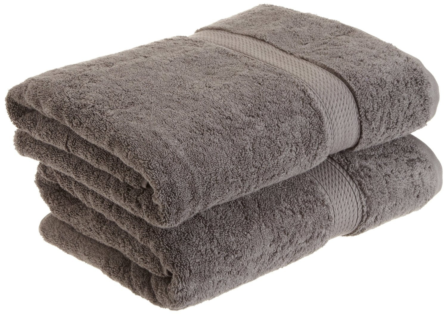 Superior Egyptian Cotton Pile Bath Towel Set Of 2, Ultra Soft Luxury Towels, Thick Plush Essentials, Absorbent Heavyweight, Gues