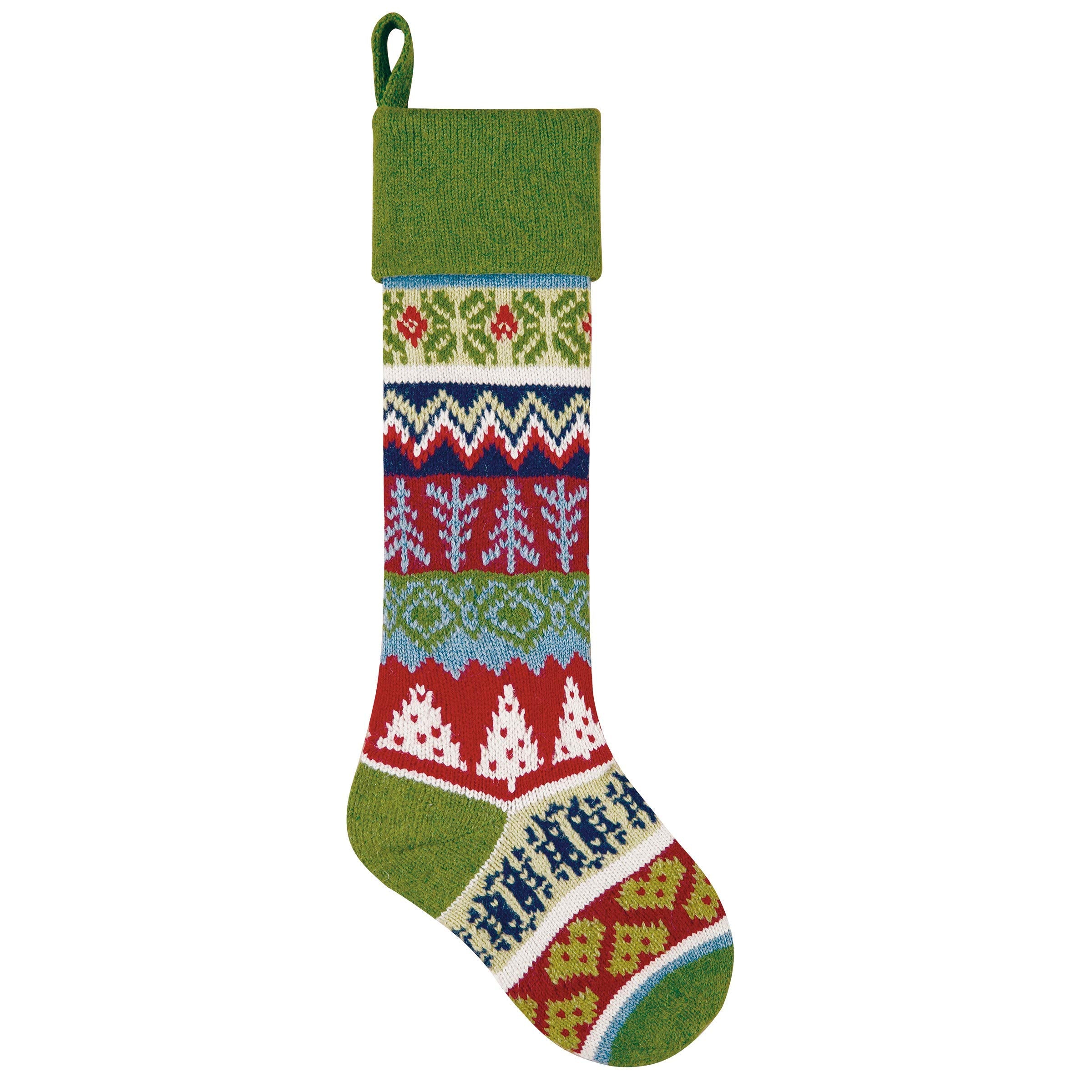 C&F Home Christmas Tree Stocking Green