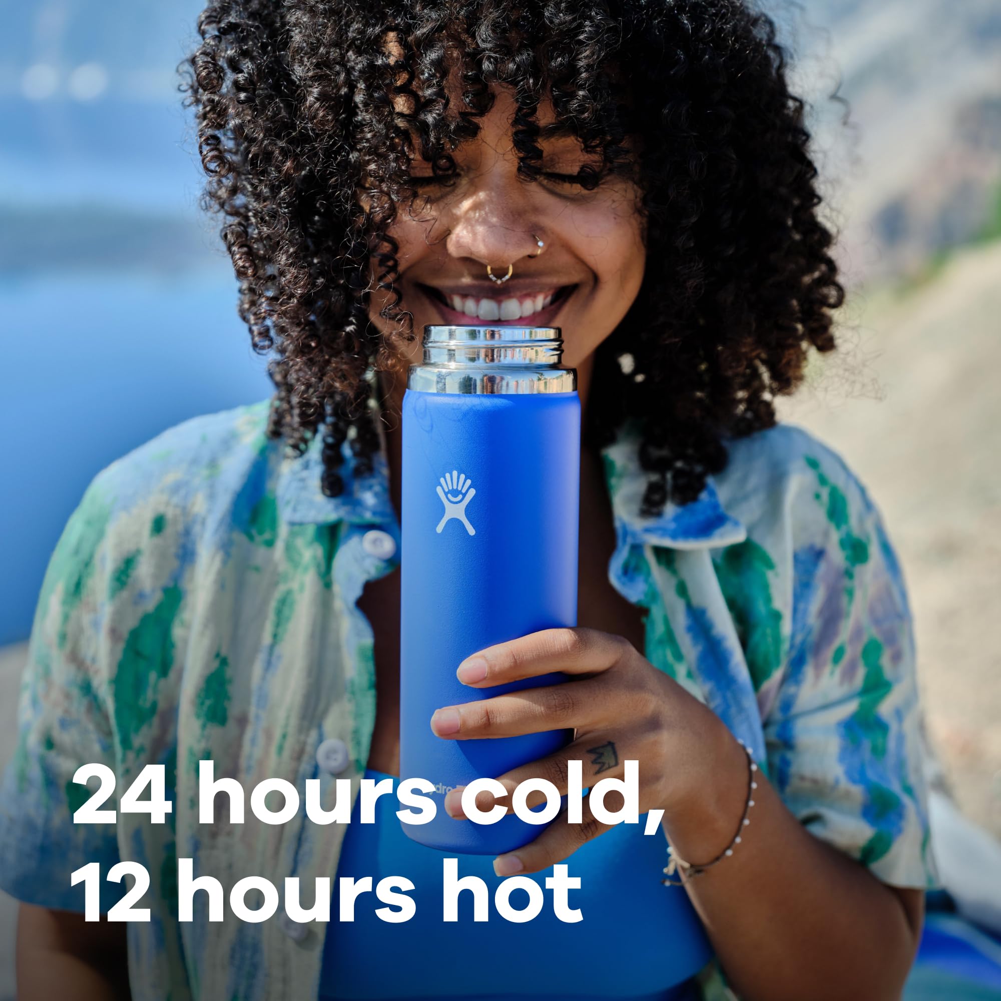 Hydro Flask 40 Oz Wide Mouth Flex Cap Fossil