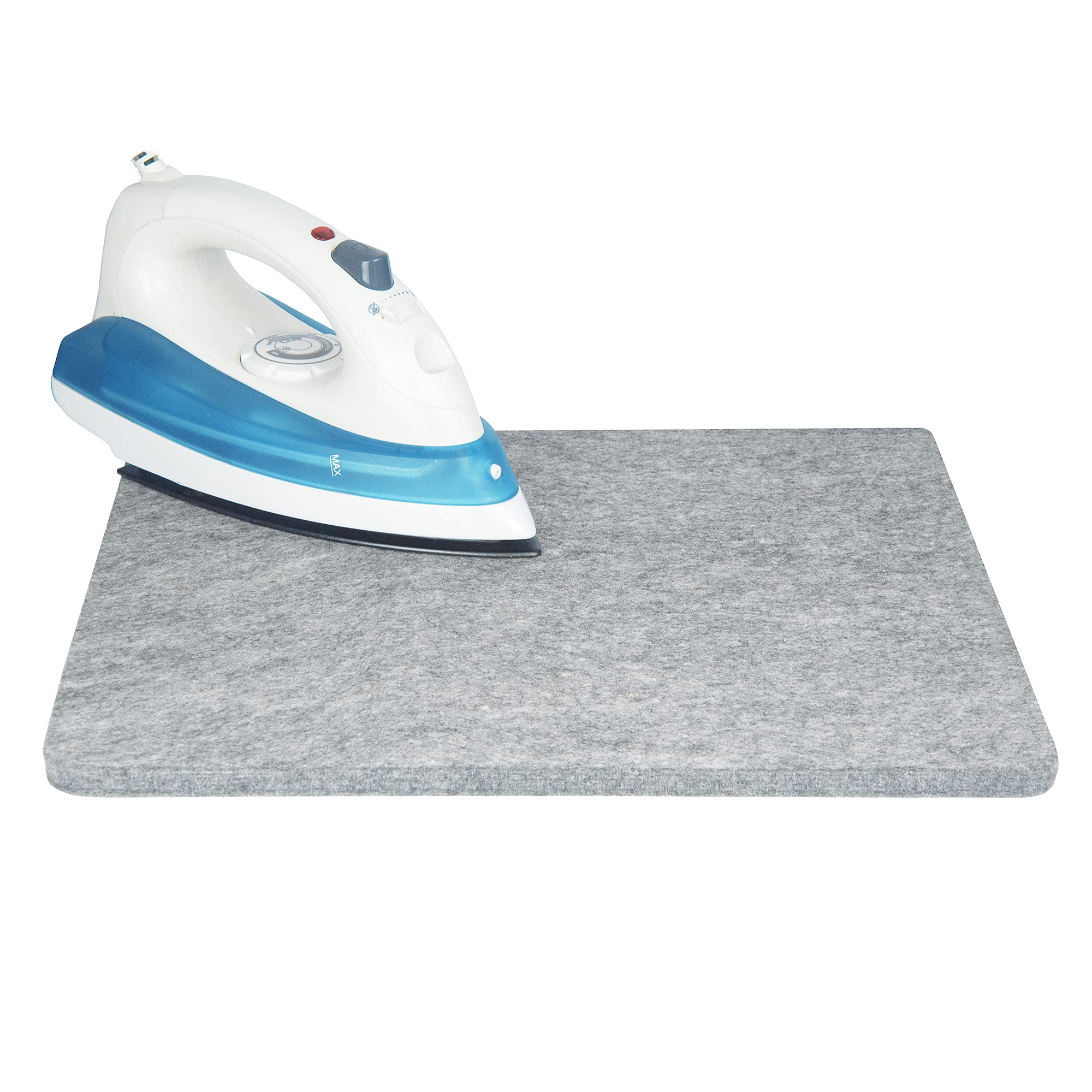 Portable Ironing Wool Mat (Iron Anywhere) Ironing Board Replacement, Iron Board Alternative Pad (11.5'' X 14.5'')