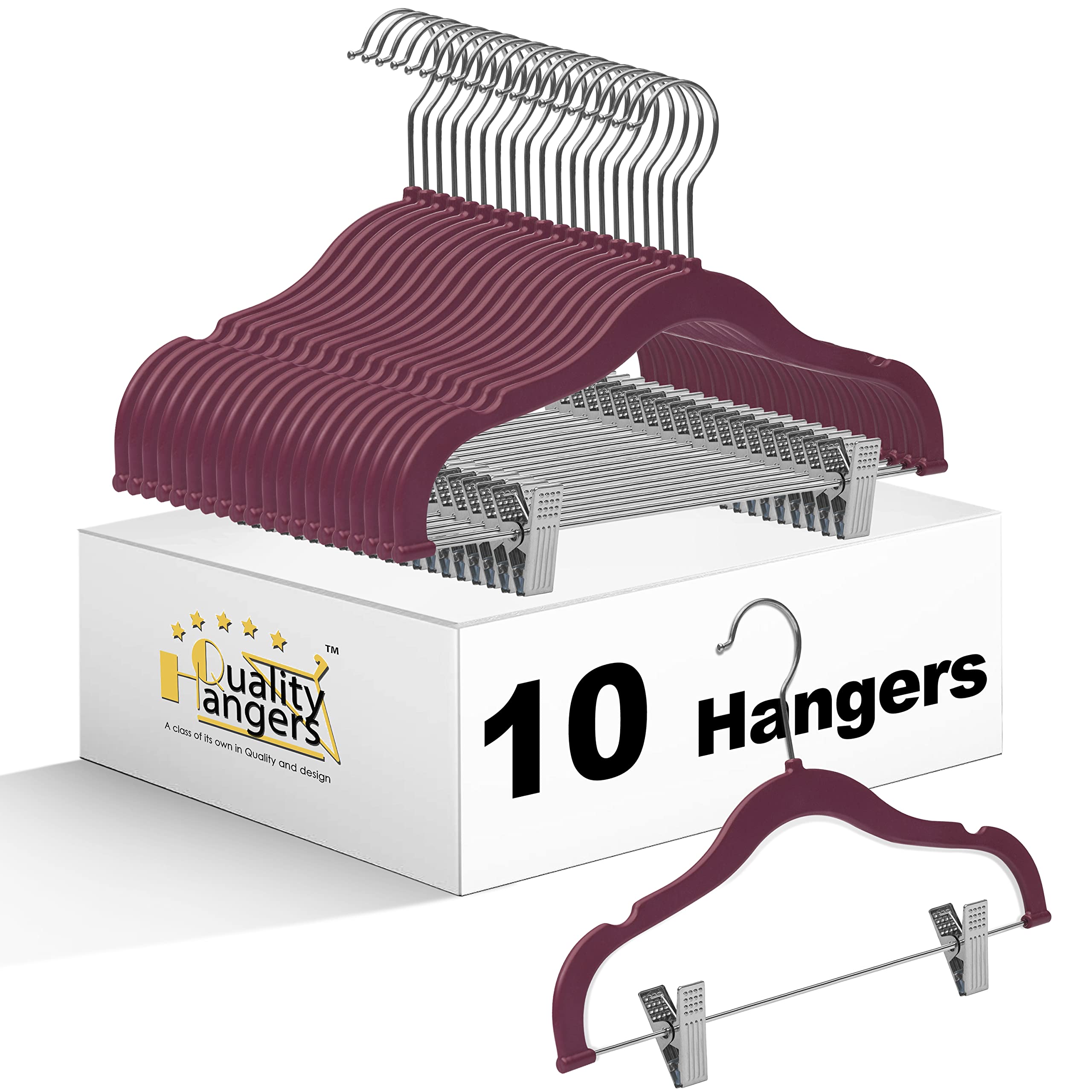 100 Quality Kids Plastic Non Velvet Non-Flocked Thin Compact Skirt Pant Coat Hangers With Metal Clips For Skirts Pants Blouses 3