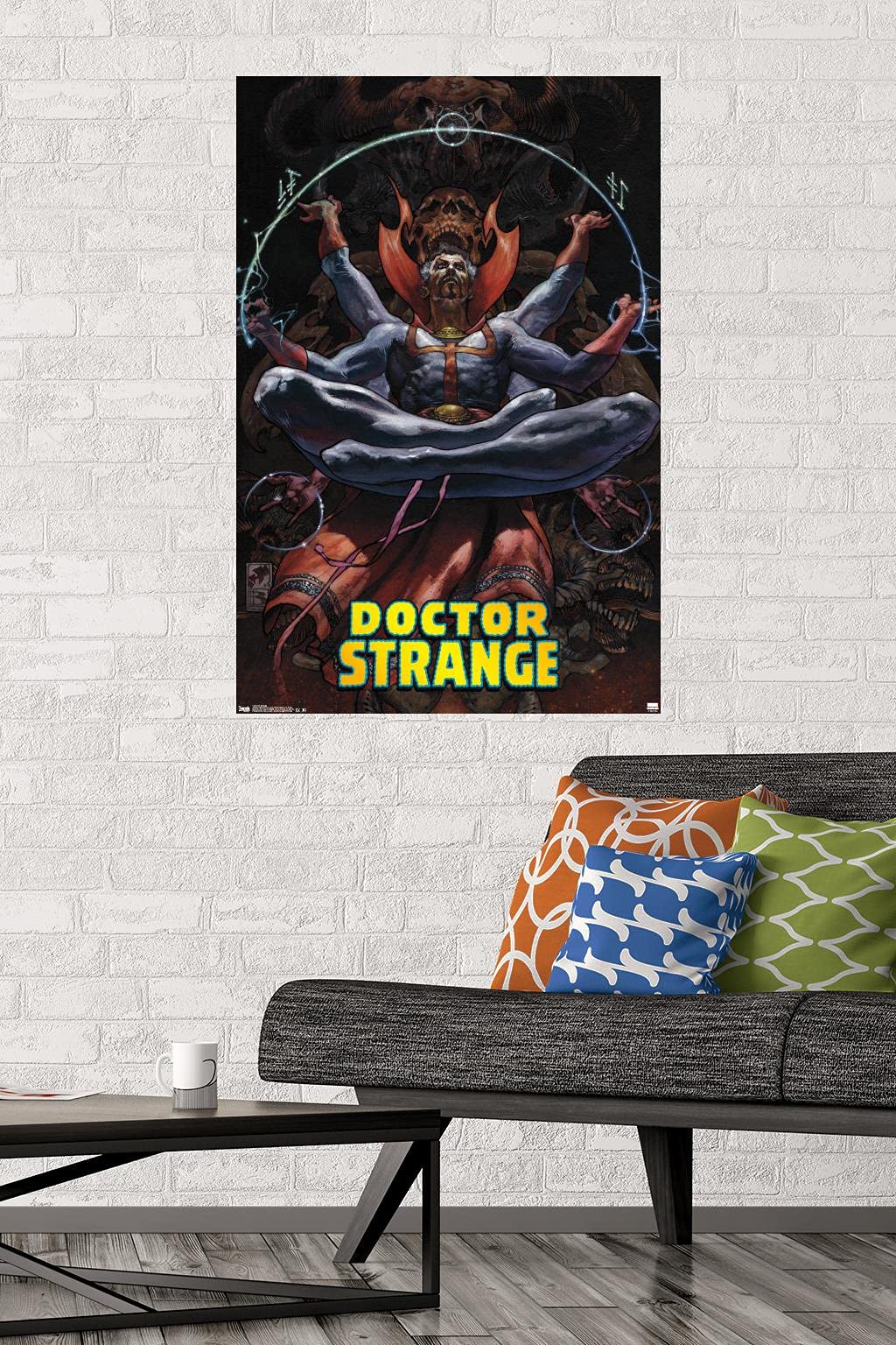 Trends International Marvel Comics - Doctor Strange - Meditating Wall Poster, 22.375'' X 34'', Unframed Version