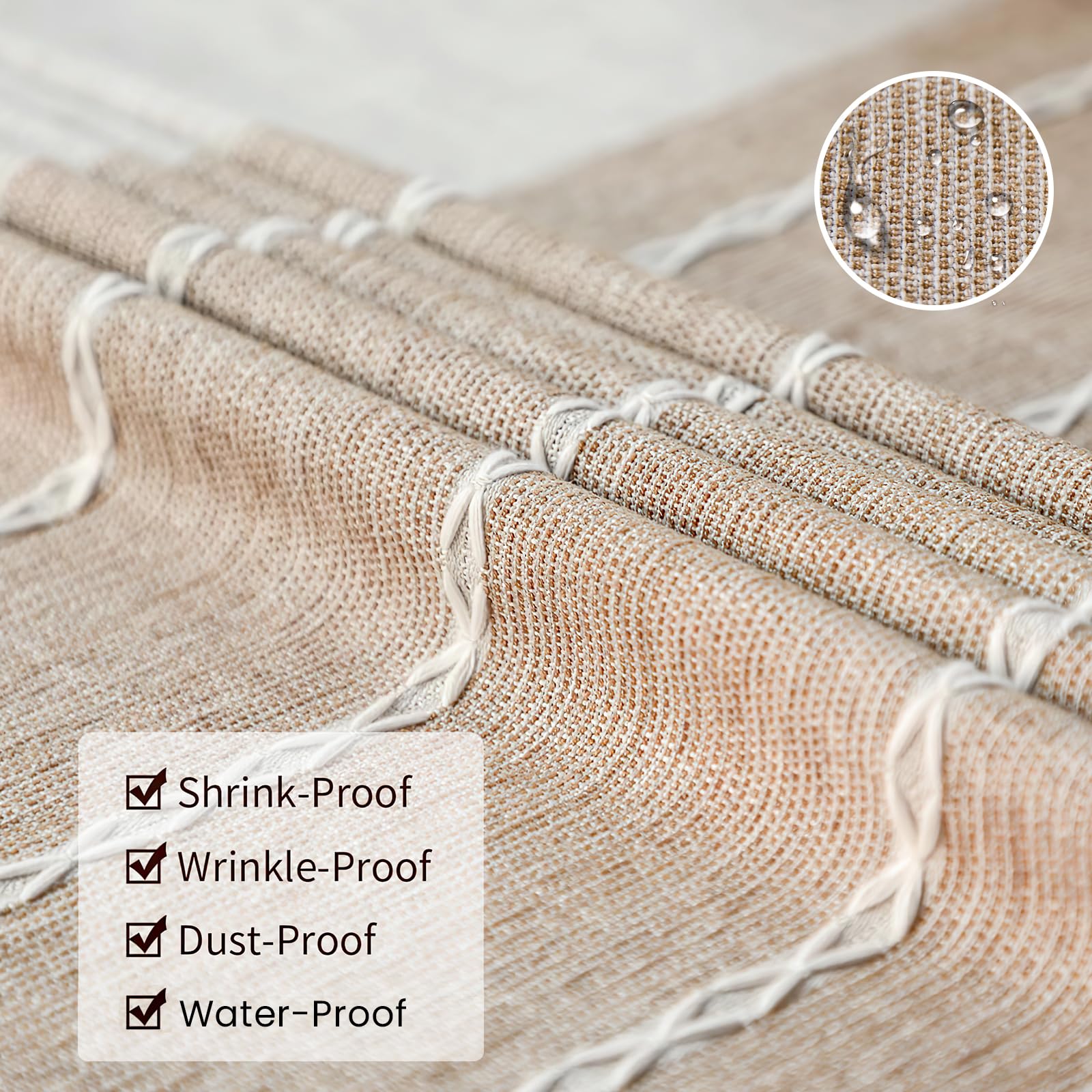 Deep Dream Tablecloths, Waterproof Table Cloth, Linens Wrinkle Free Anti-Fading, Rustic Table Cover Decoration For Kitchen Dinni