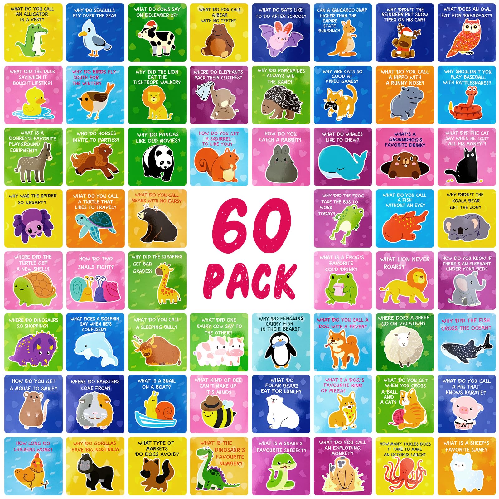 60 Pcs Lunch Notes For Kids Joke Funny Lunchbox Notes For Kindergarten Inspirational Motivational Lunch Box Cards For Boys Girls