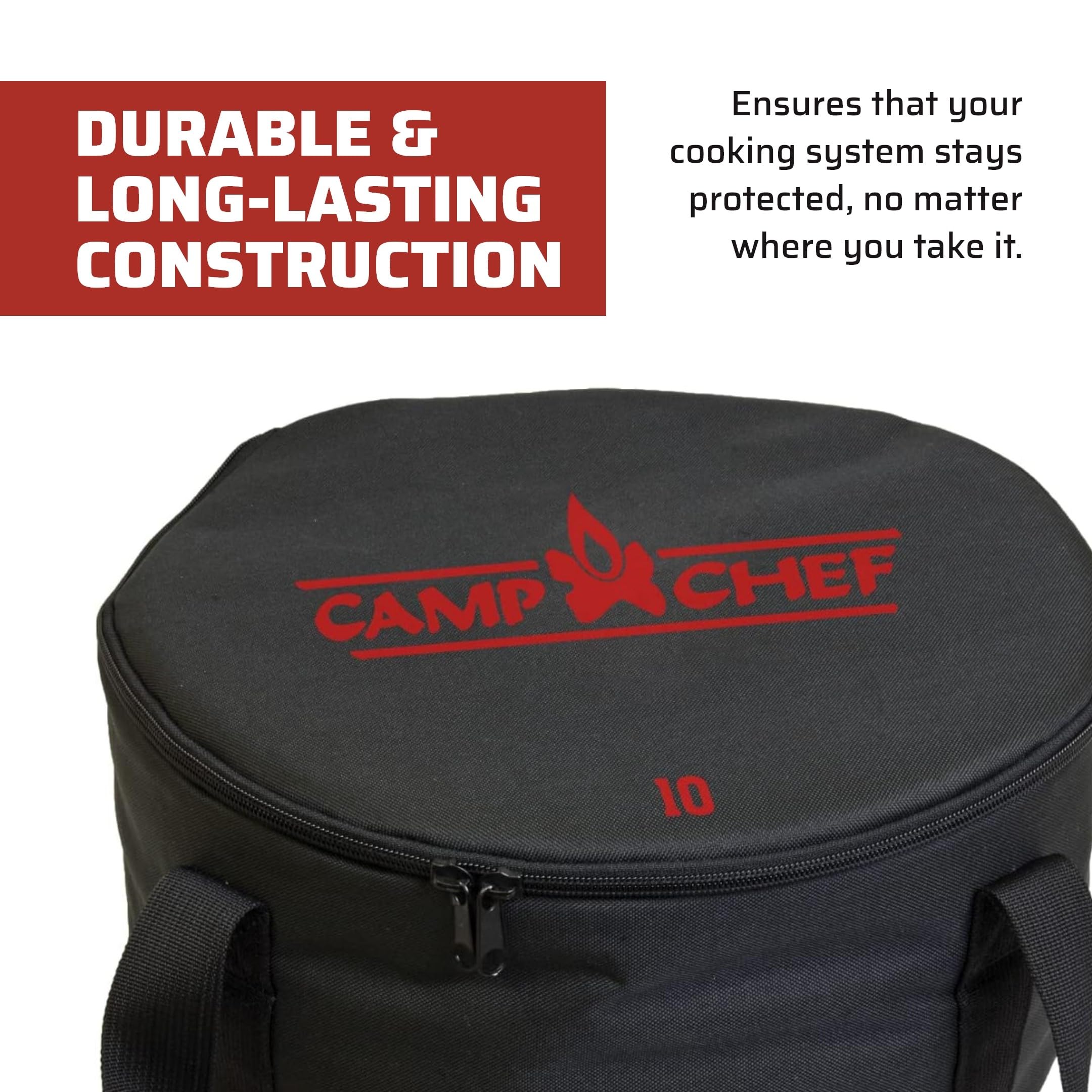 Camp Chef Dutch Oven Carry Bag - Carry Bag For Dutch Oven Accessories & Camping Gear - 10''