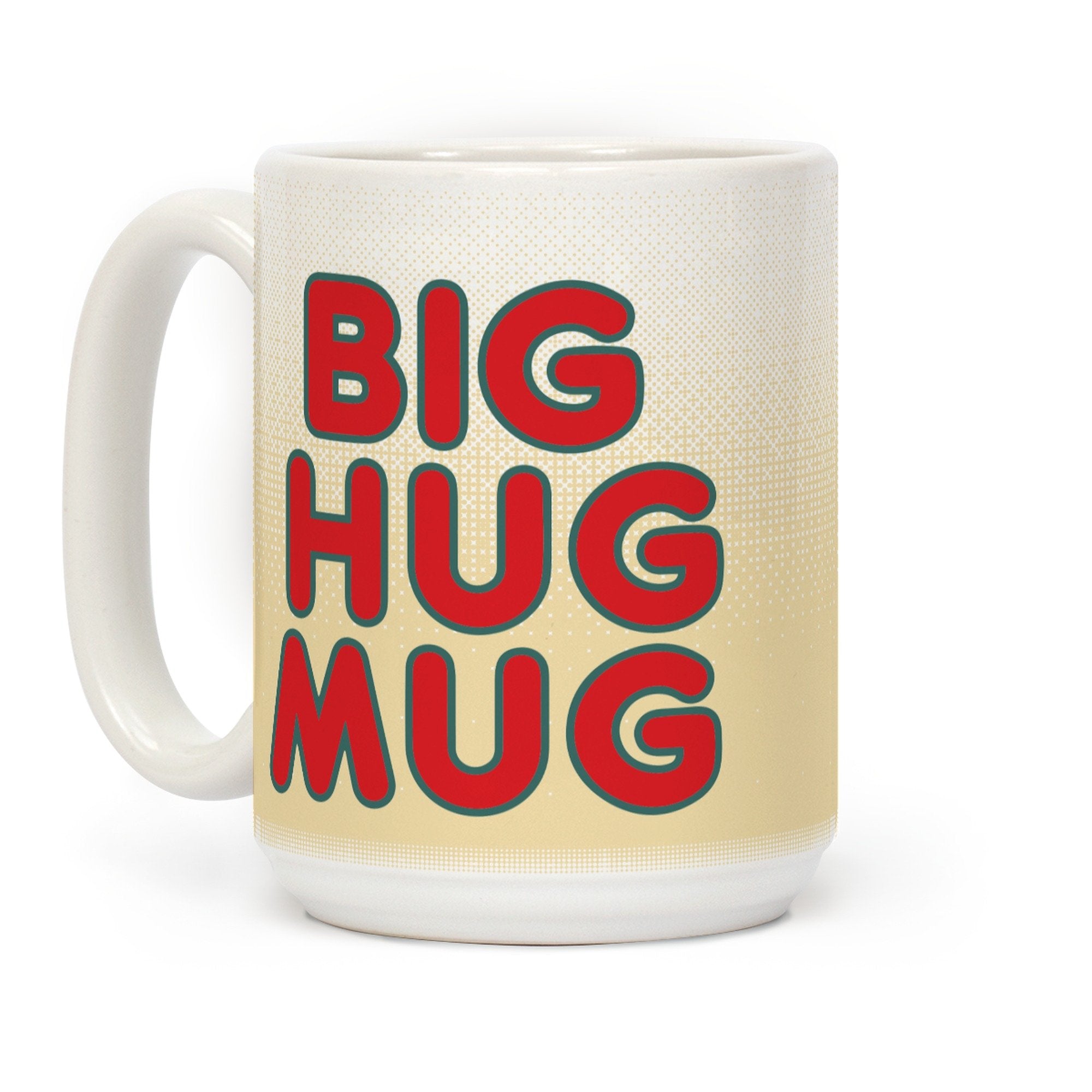 Lookhuman Big Hug Mug - True Detective Fandom Coffee Mug, Double-Sided Print Ceramic Coffee Cups, Cosplay Coffee Cup For True De