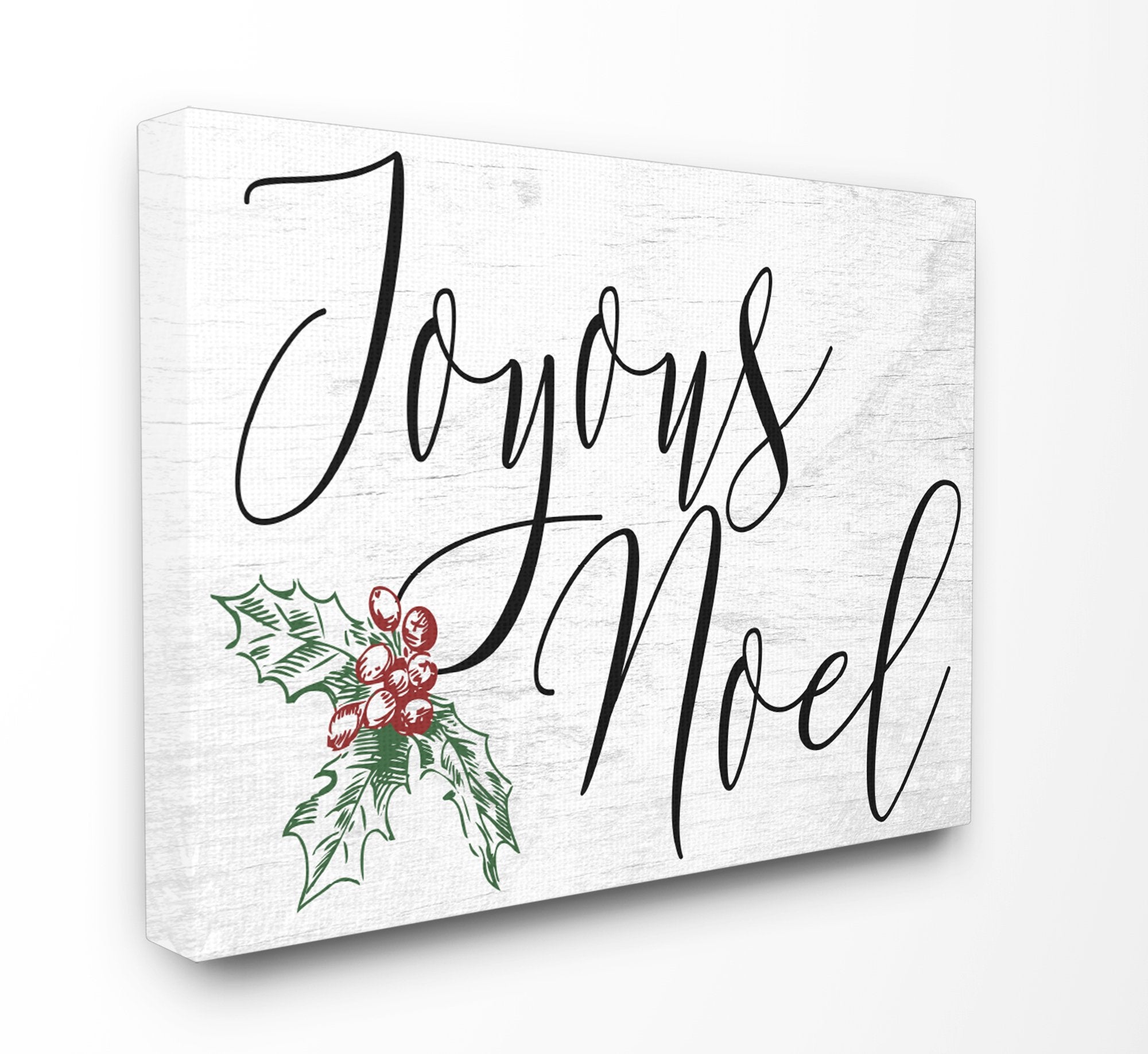 Stupell Industries Joyous Noel Christmas Canvas Wall Art, 30 X 40, Multi-Color