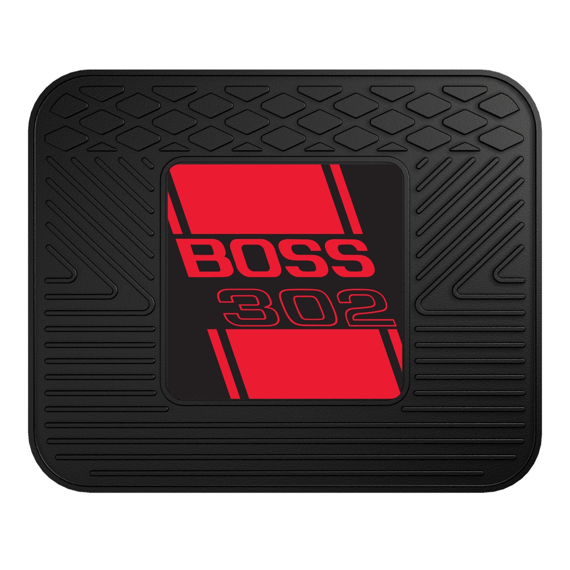 FANMATS 16307 Boss 302 Utility Mat (Red)