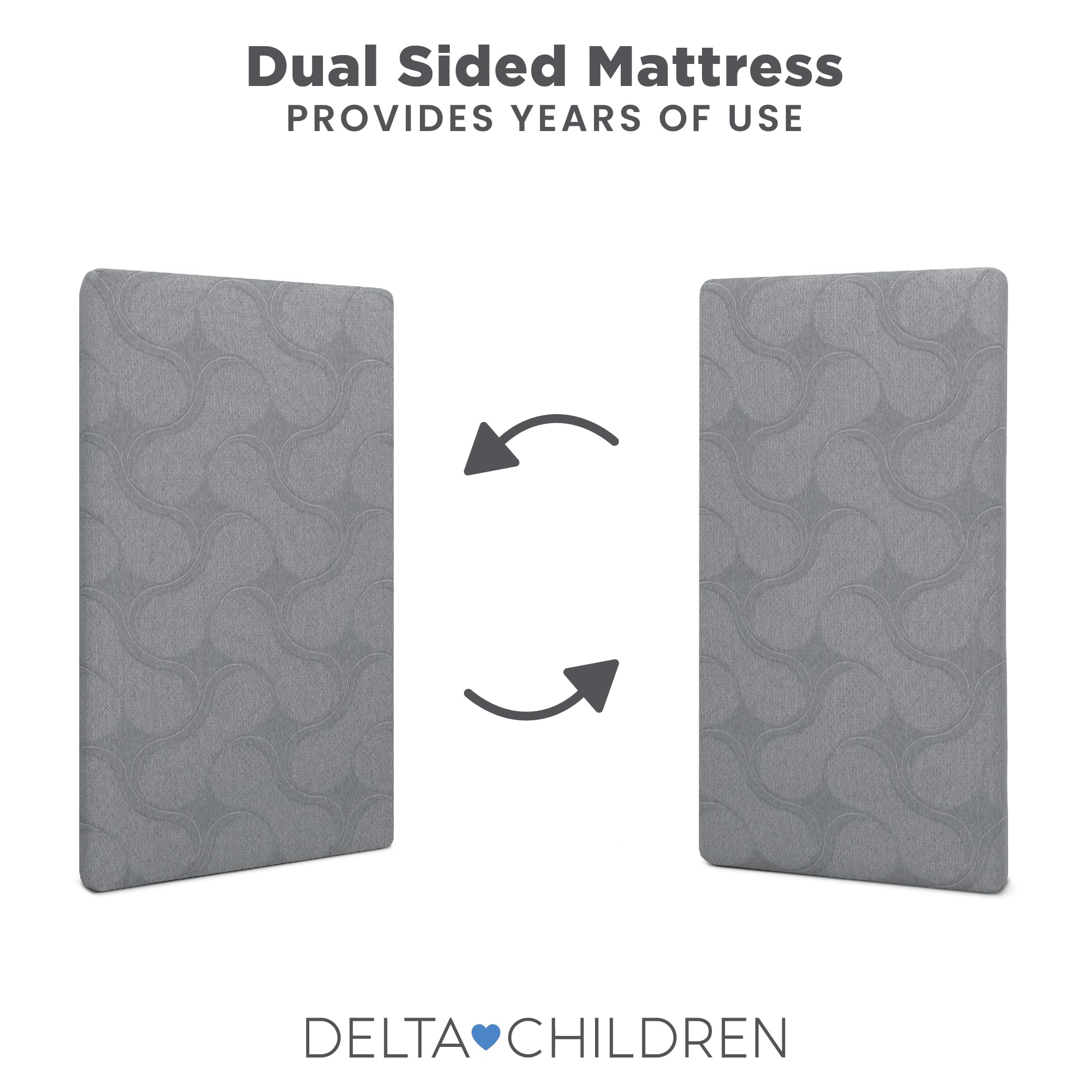 Delta Children Snooze 6 Inch Memory Foam Mattress, Twin