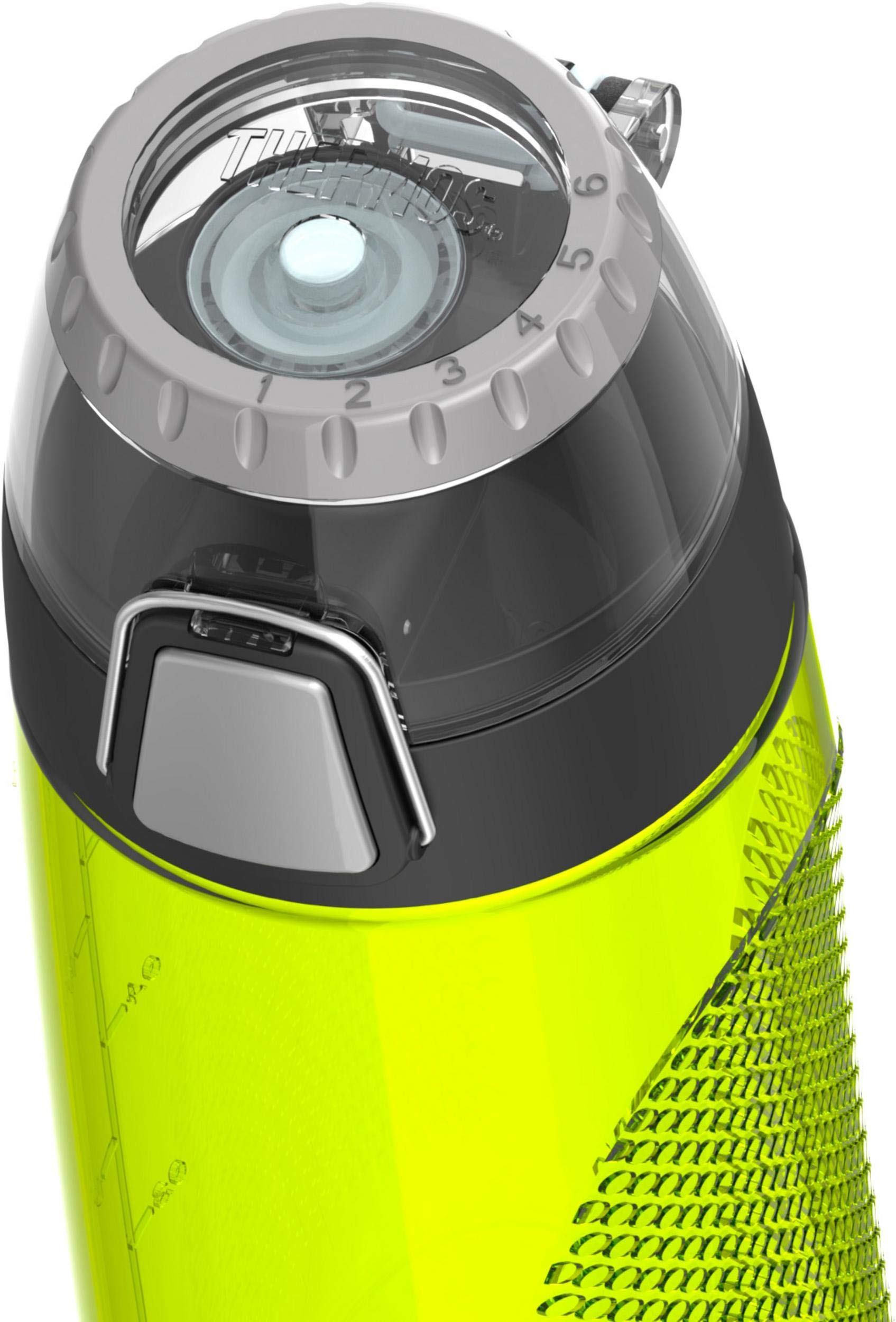 Thermos 24 Ounce Tritan Hydration Bottle With Meter, Lime (Hp4104Lg6)