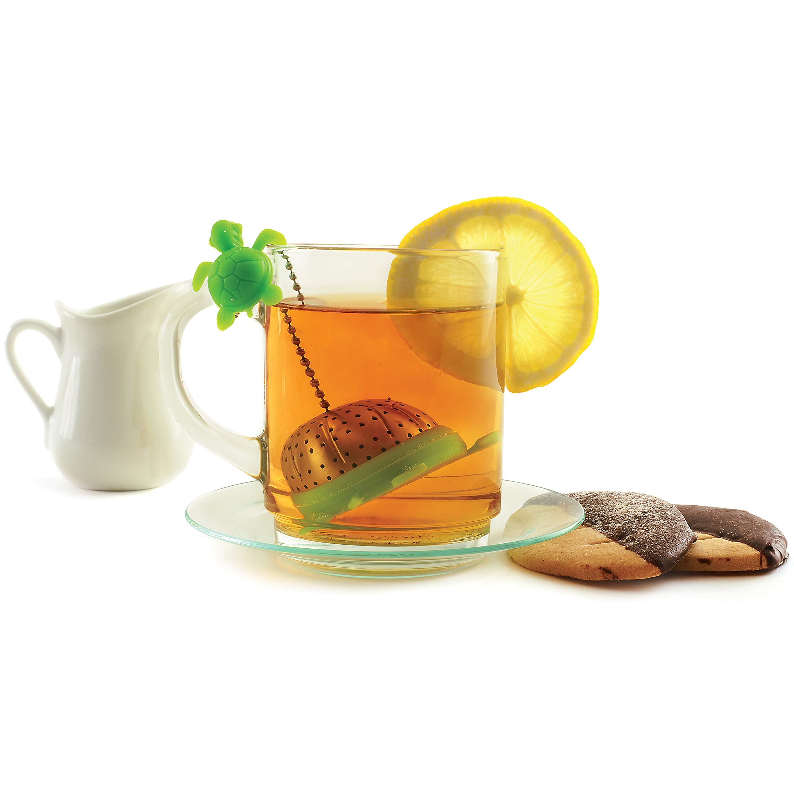 Norpro Nor-5647 S/S Turtle Tea Infuser , Green , 2'' X 2'' X 1.25''
