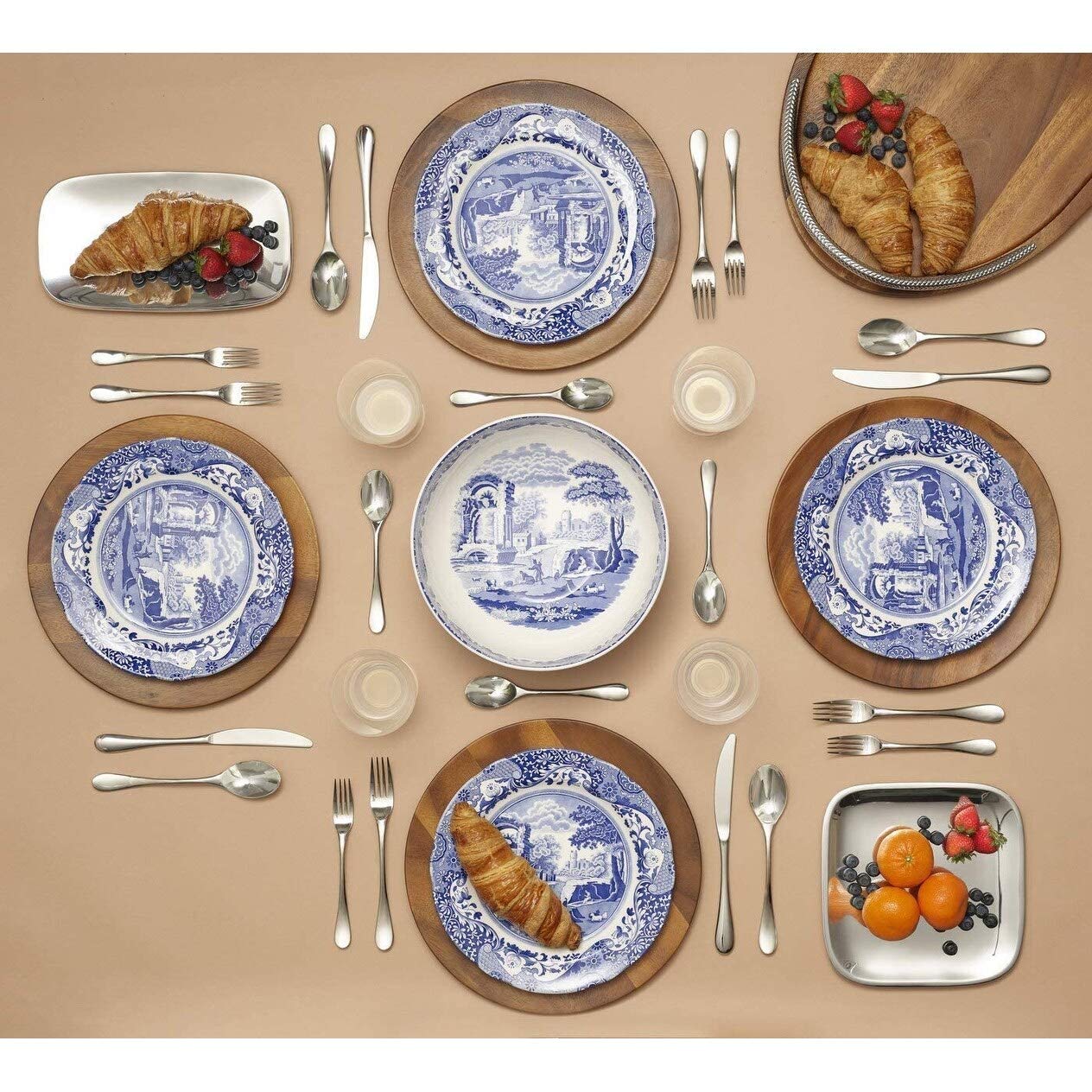 Spode Blue Italian Salad Plates