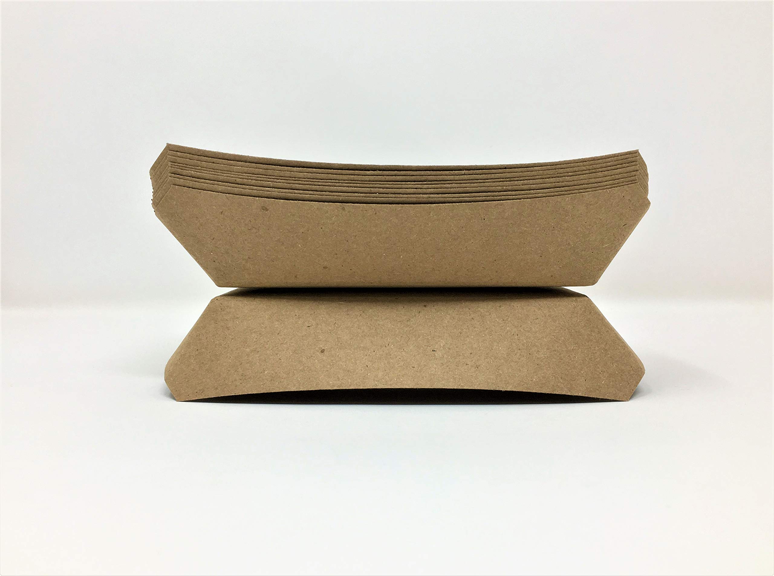 Mr Miracle 7 Inch Paper Hot Dog Tray in Kraft Paper. Pack of 250. Disposable  Recyclable and Fully Biodegradable. Made in USA