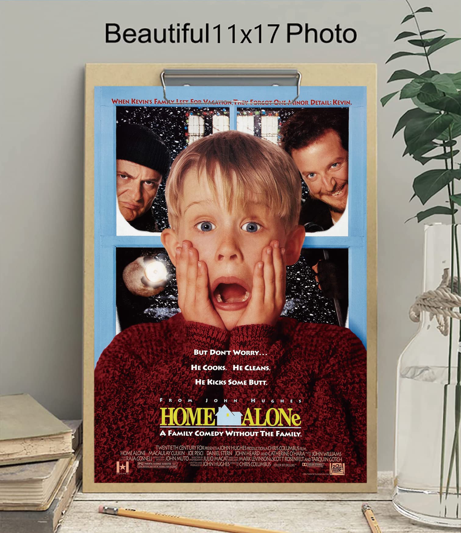 Home Alone Movie Poster Frameless Gift 12 X 18 Inch(30Cm X 46Cm)