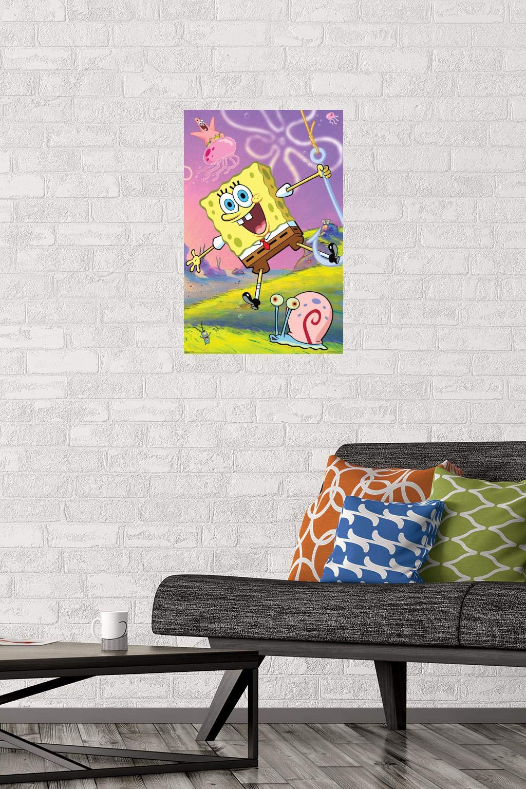 Trends International Spongebob Wall Poster - 14.725" x 22.375", Premium Unframed Version, Model POD9903S