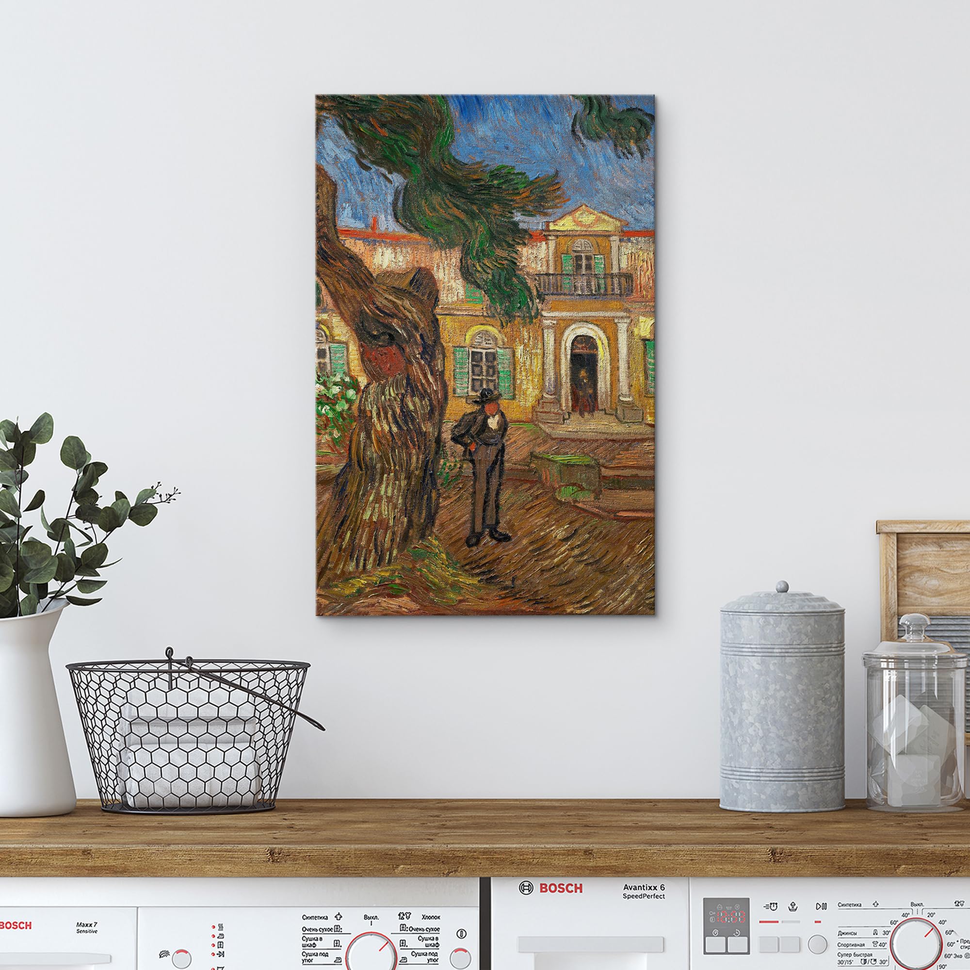 Wall26 Canvas Print Wall Art Garden Of Saint-Paul Hospital By Vincent Van Gogh Classic Historic Illustrations Fine Art Decorativ