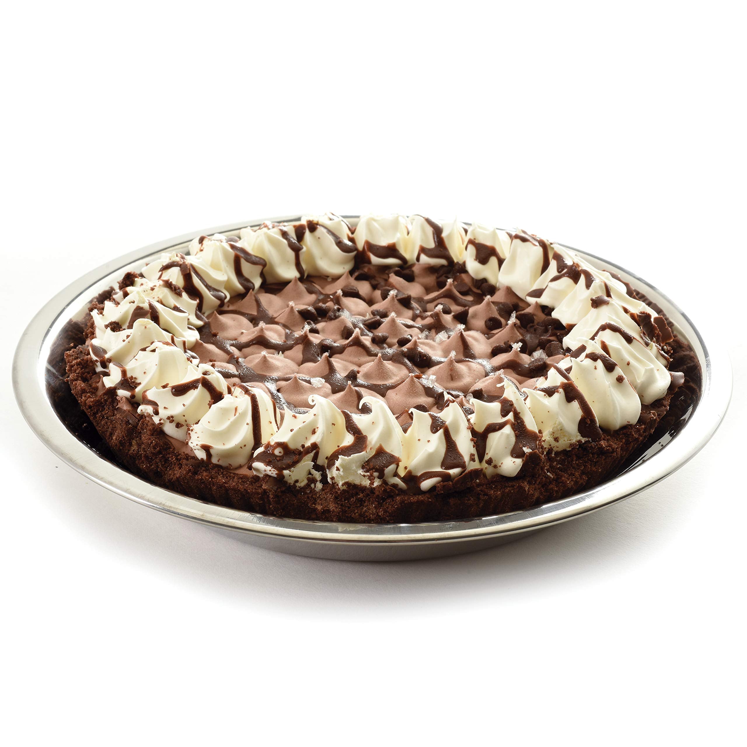 Norpro 3811 Stainless Steel Pie Pan, 9'' X 1.5'', 1 Ea, As Shown