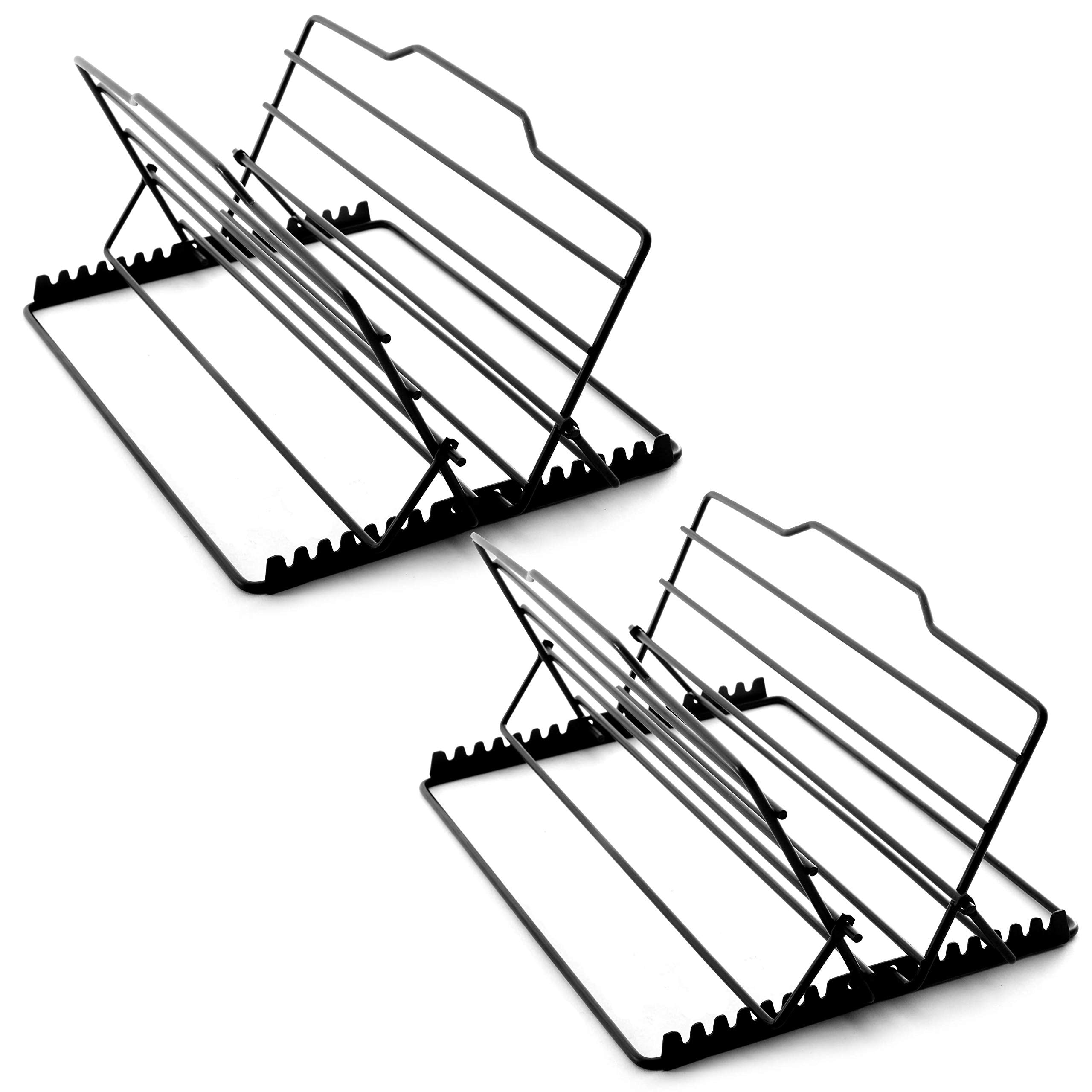 Norpro Nonstick Adjustable Roasting Rack Heavy Duty | Adjust To 7 Positions | 2-Count
